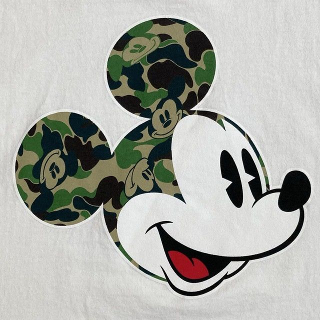Bape 2016 BAPE × Disney Mickey Mouse T-shirt ABC CAMO APE Size US M / EU 48-50 / 2 - 3 Thumbnail