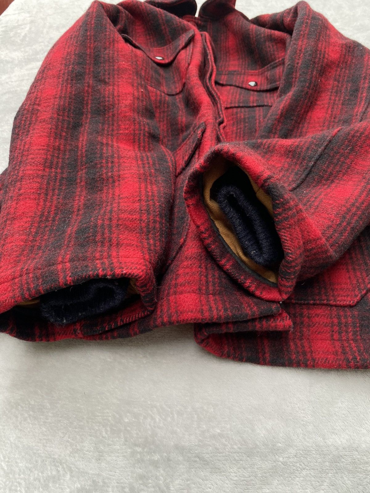 Woolrich Woolen Mills 1980s Woolrich Mackinaw Buffalo Plaid Hunting Jacket Size US M / EU 48-50 / 2 - 22 Thumbnail