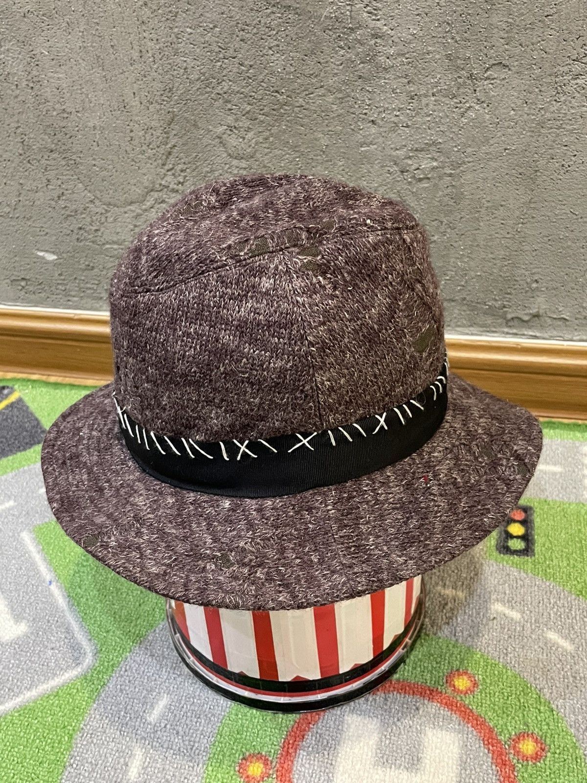 Maison MIHARA YASUHIRO Maison Miharayasuhiro x Ca4la Crochet Distressed Style Hats Size ONE SIZE - 18 Thumbnail