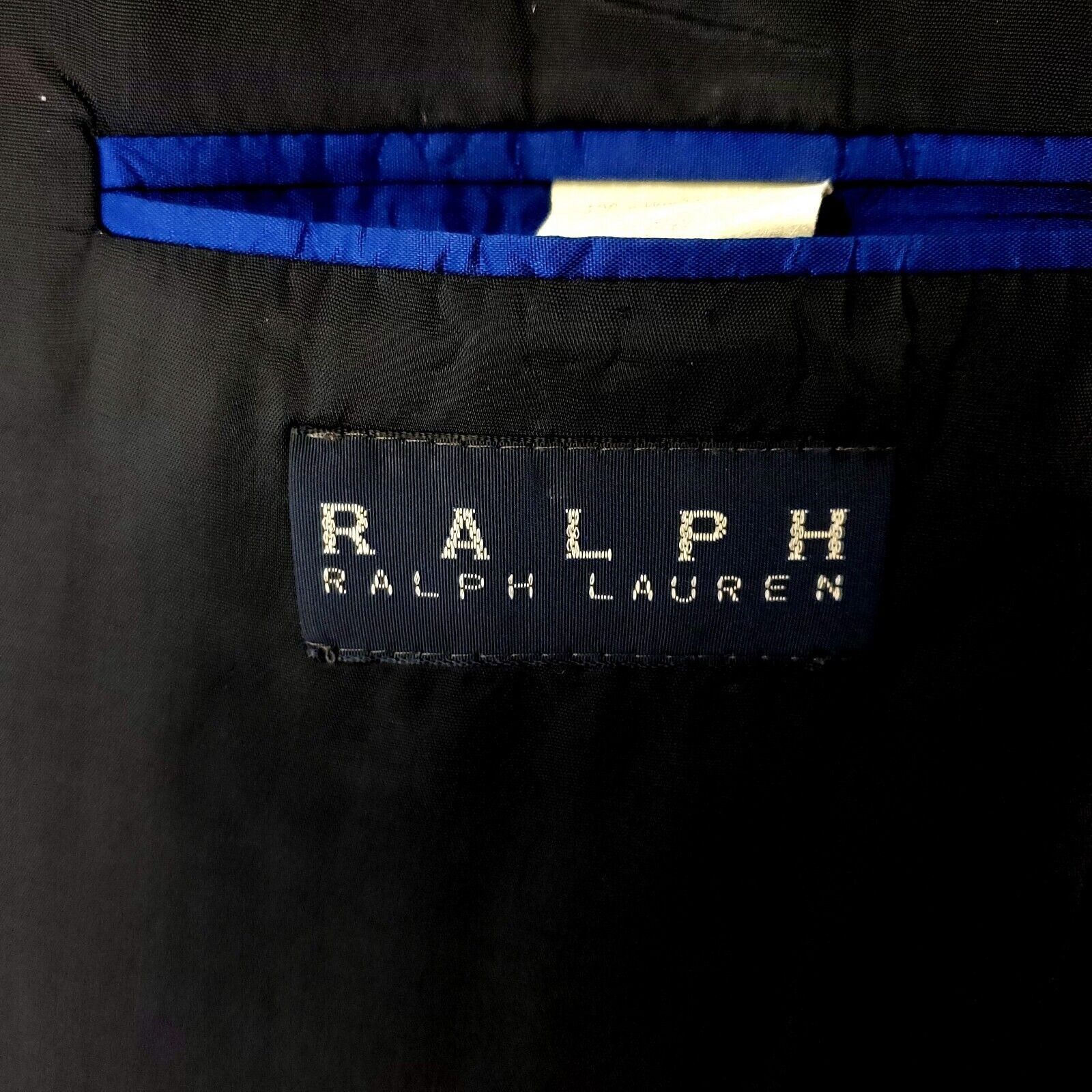 Ralph Lauren Ralph Lauren Wool 3 Button Blazer 46L Blue Solid Size 46L - 7 Thumbnail