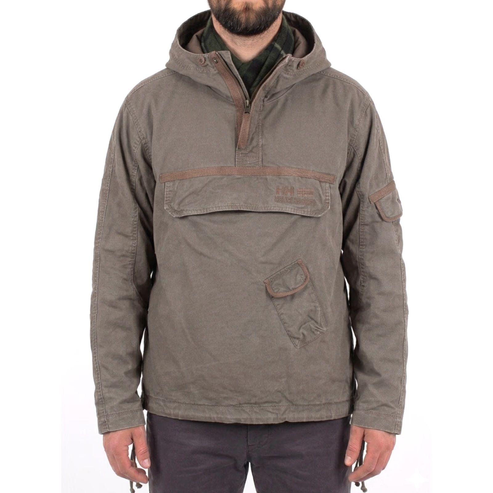 Helly Hansen VINTAGE HELLY HANSEN Hooded Anorak Jacket Men L Outdoor Hiking MJ6487 Size US L / EU 52-54 / 3 - 2 Thumbnail
