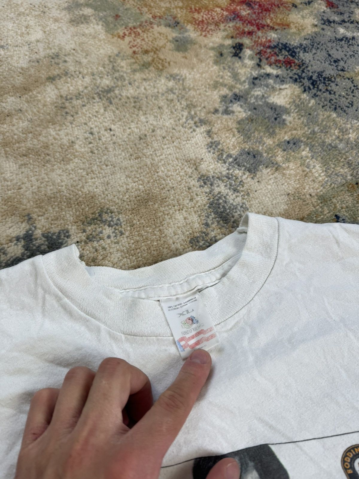 Fruit Of The Loom × Vintage Vintage 90s Boddingtons t-shirt Size US XL / EU 56 / 4 - 5 Thumbnail