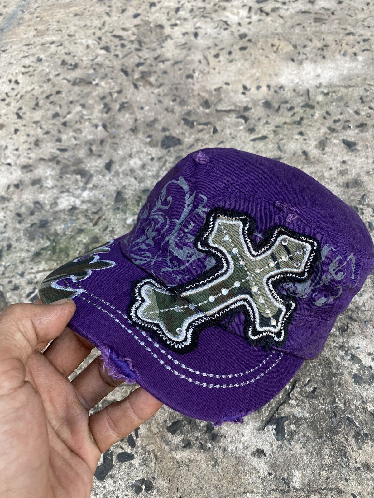 14th Addiction × Beauty Beast × Japanese Brand Savana Patch Army Cap - Camo Cross Size ONE SIZE - 3 Thumbnail