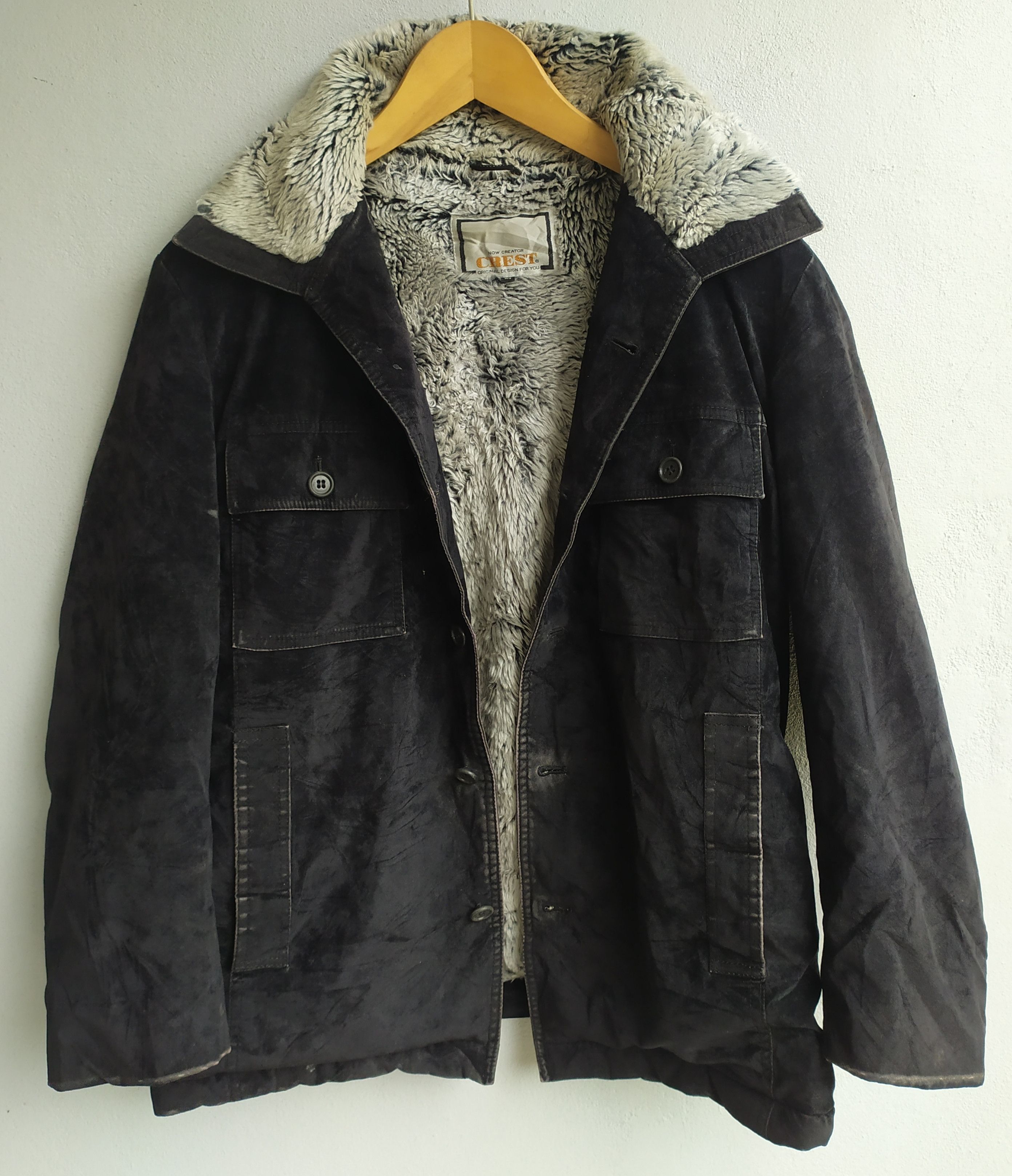20471120 × If Six Was Nine × Japanese Brand Japanese Crest Fur Jacket Size US M / EU 48-50 / 2 - 2 Thumbnail