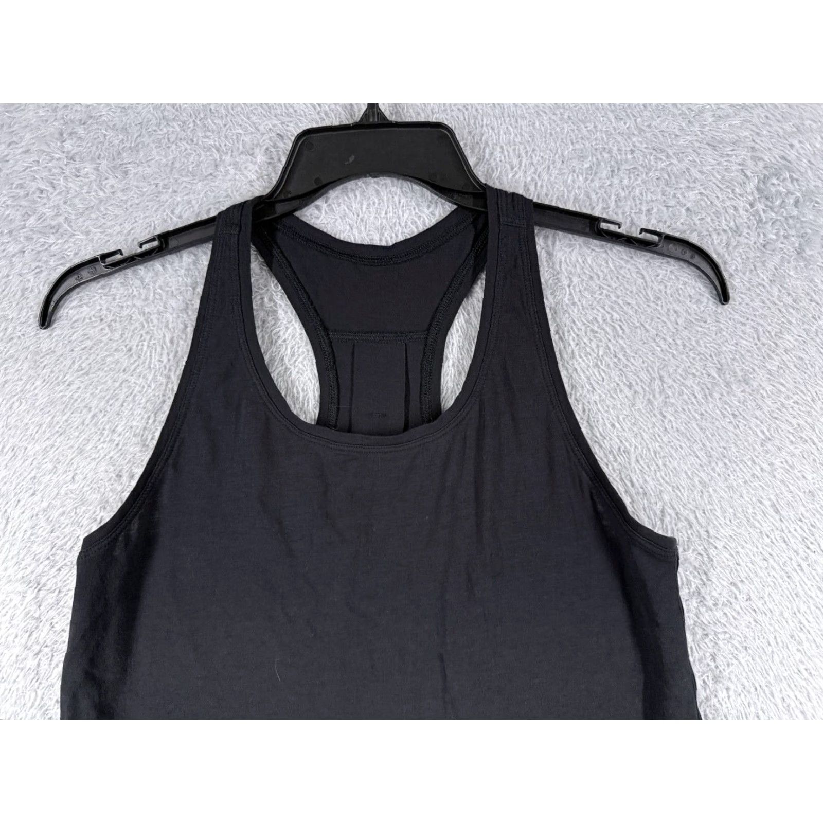 Lululemon Lululemon Shirt Women 4 Black Essential Tank Yoga Luon Fabric Racerback W1AZOS Size S / US 4 / IT 40 - 4 Thumbnail