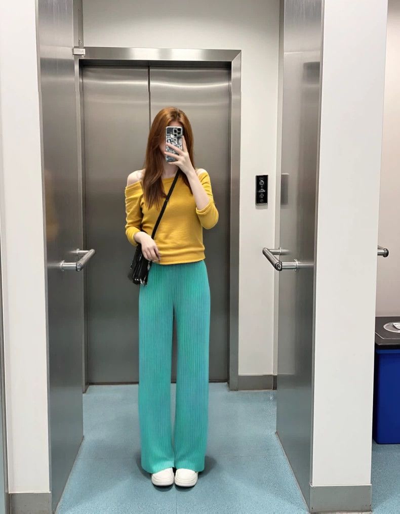 Issey Miyake Issey Miyake size:3 Green pleated pants Size 42" / US 20 - 6 Thumbnail