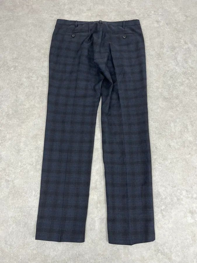 Gucci 2000s Gucci Navy Checkered Tailored Pants Size US 34 / EU 50 - 7 Thumbnail