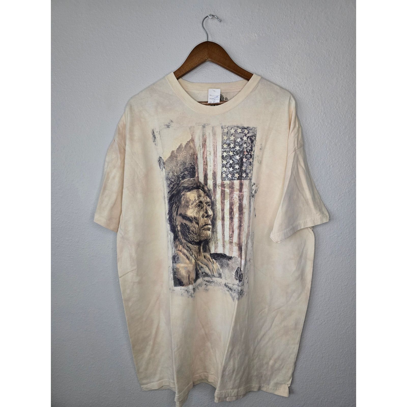 The Mountain The Mountain Shirt Mens 3XL Native American Patriotic Tee Size US XXL / EU 58 / 5 - 1 Thumbnail