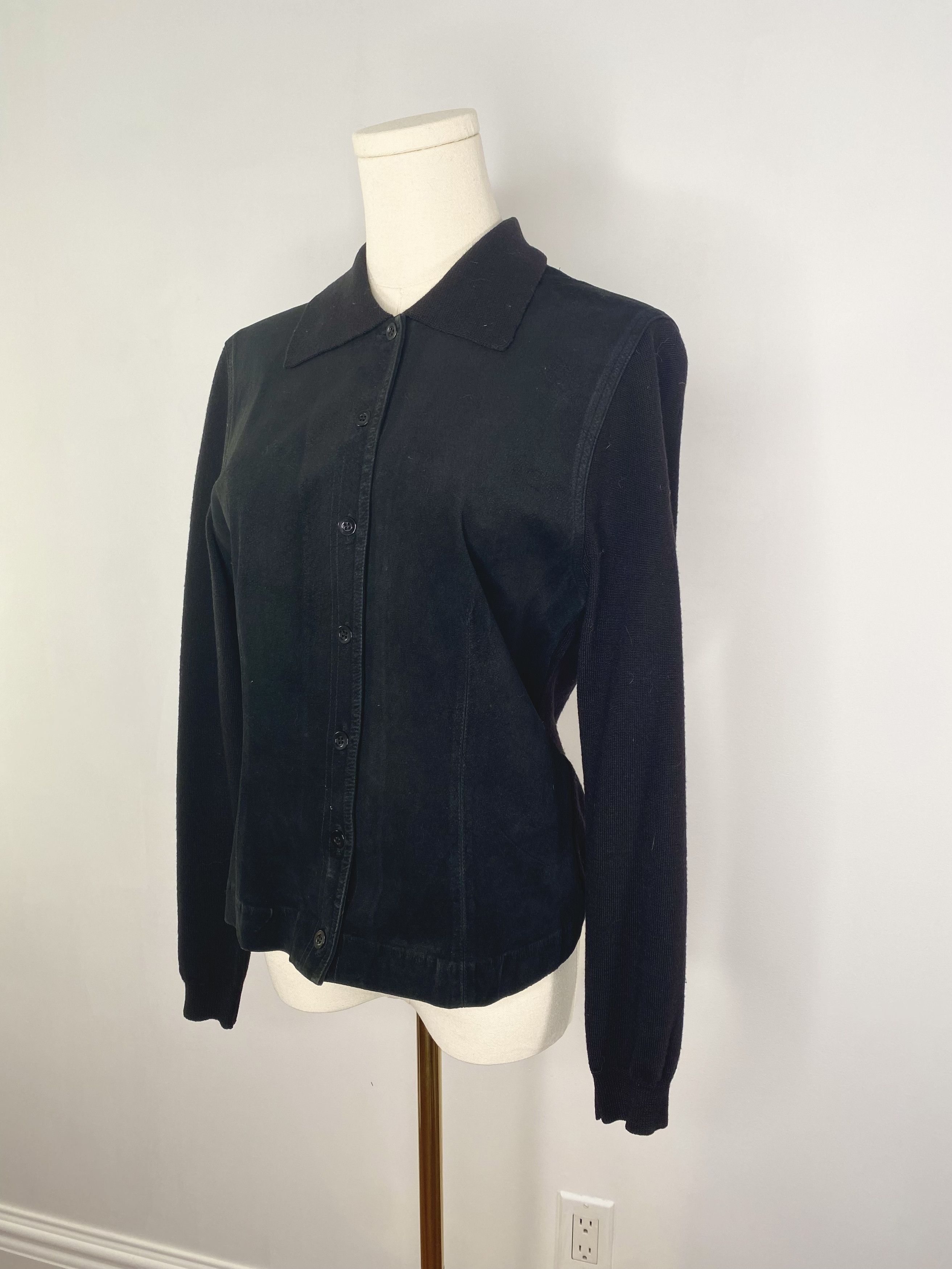 Emanuel Ungaro Emanuel Ungaro - Black Suede Coat Size M / US 6-8 / IT 42-44 - 3 Thumbnail