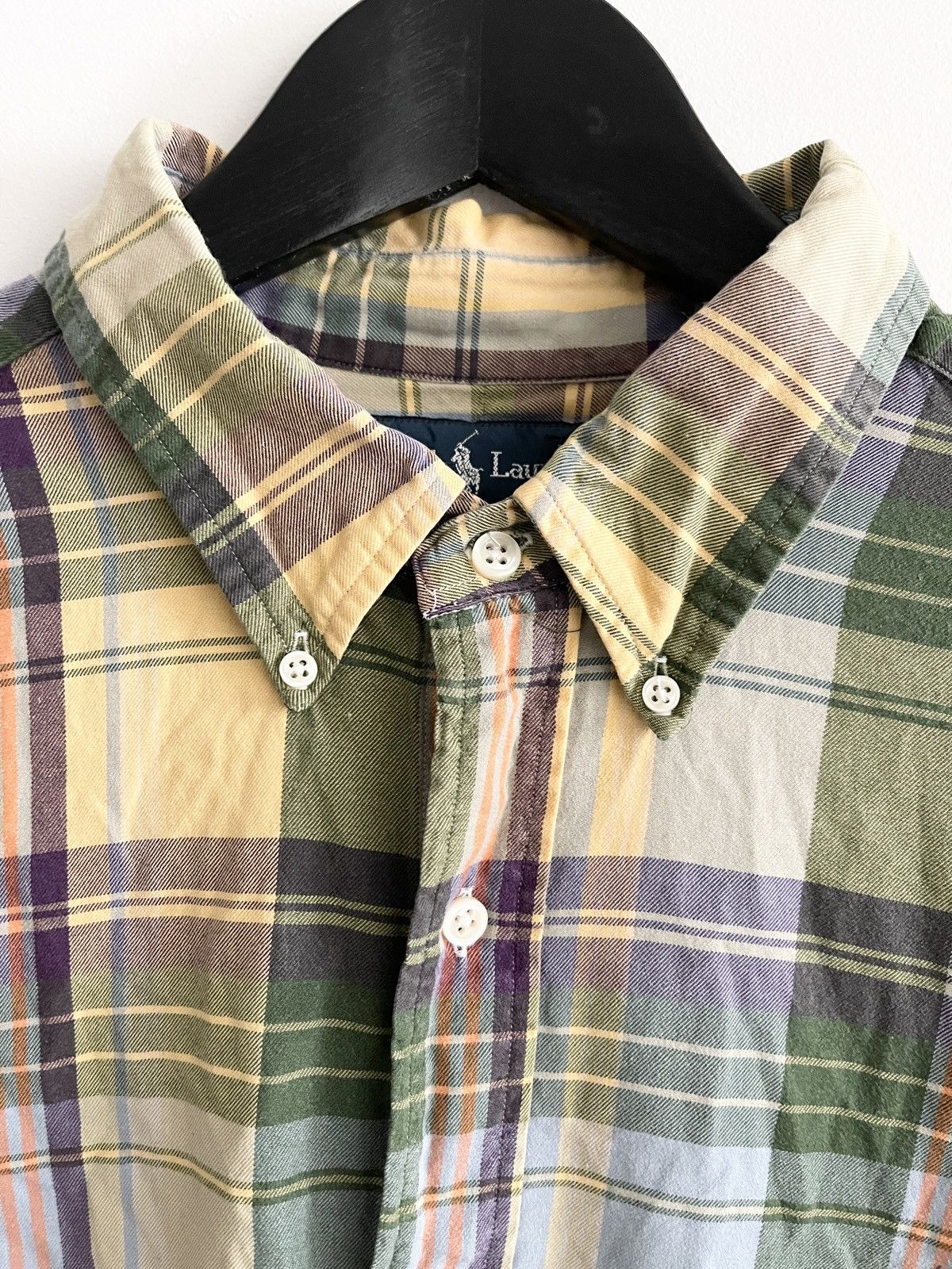 Ralph Lauren STEAL! 2000s Ralph Lauren Polo Flannel Shirt Size US XL / EU 56 / 4 - 4 Thumbnail