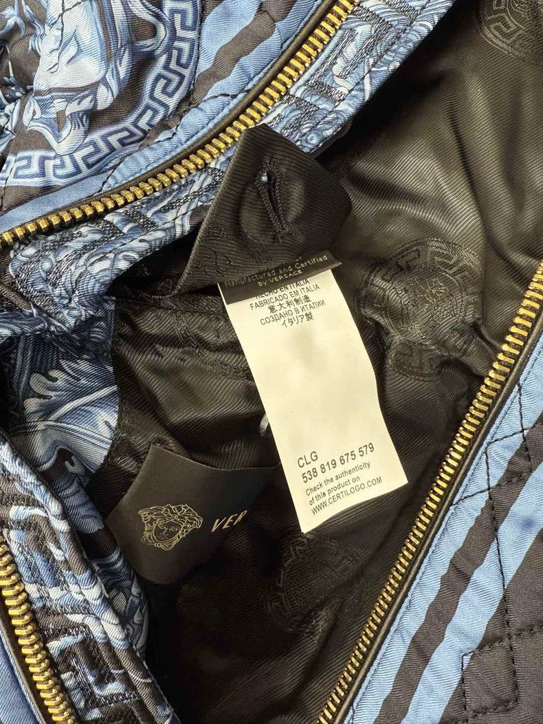 Versace Versace Mulberry silk cotton jacket Size US S / EU 44-46 / 1 - 5 Thumbnail