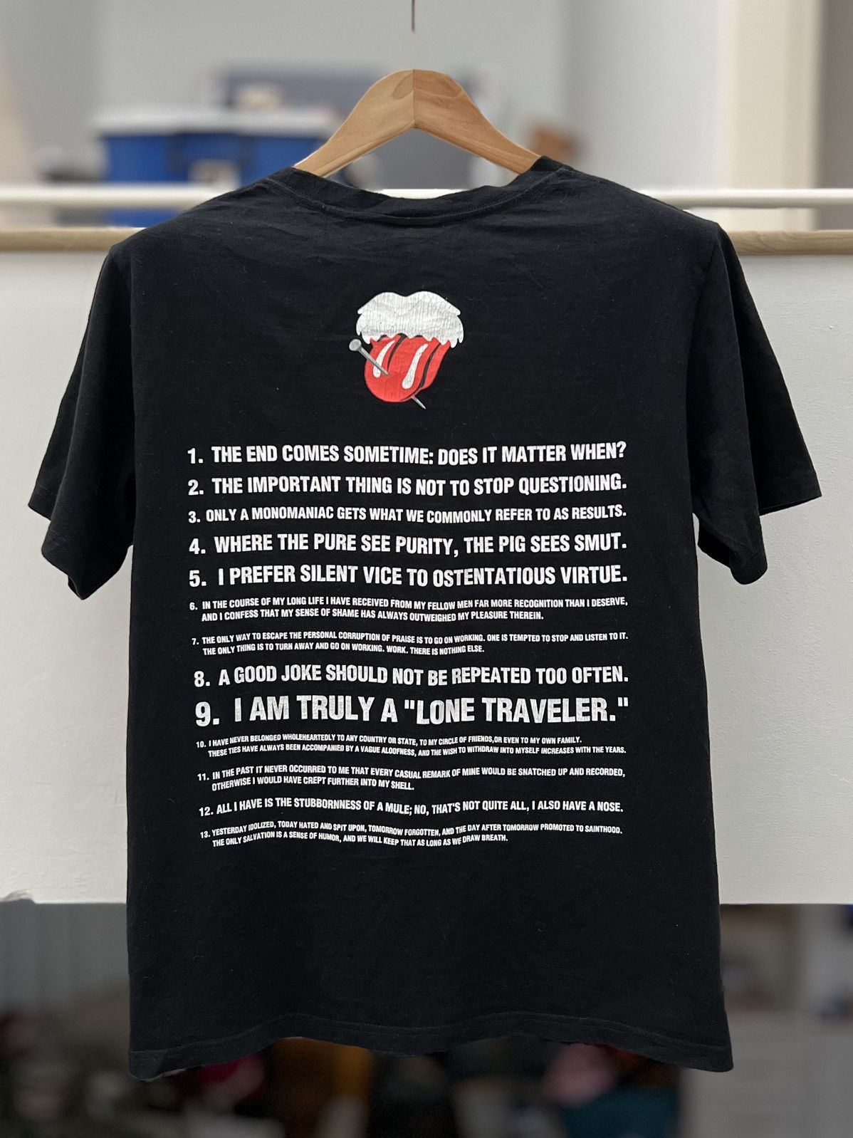 Number (N)ine NUMBER (N)INE X ROLLING STONES LIPS JAPANESE BRAND SHIRT Size US M / EU 48-50 / 2 - 2 Thumbnail