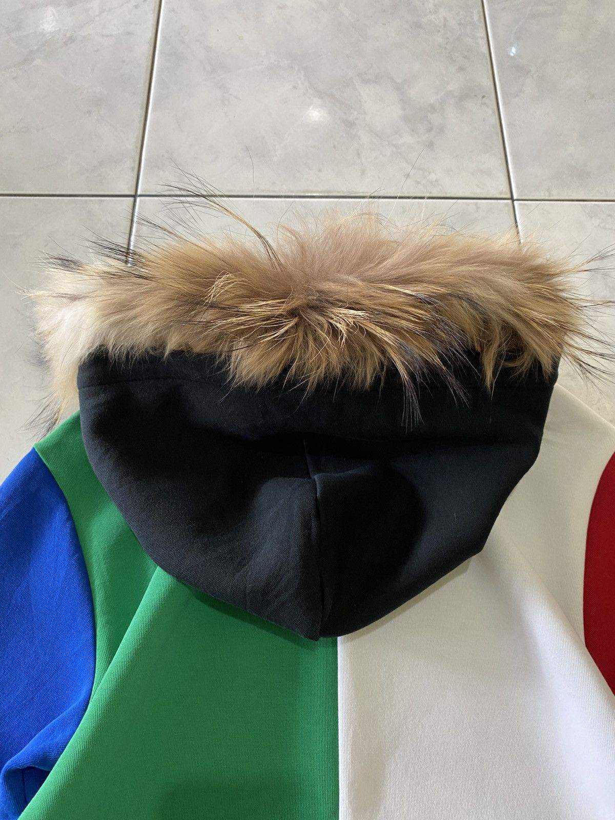 Japanese Brand FUR Polo Ralph Lauren Colorblock Hood Multicolor Streetwear Size US M / EU 48-50 / 2 - 9 Thumbnail