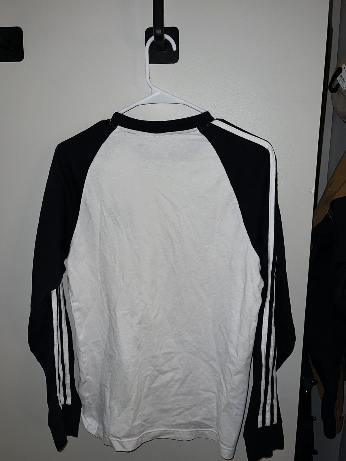 Adidas Adidas 3 Stripes Long Sleeve Tee Size US S / EU 44-46 / 1 - 2 Thumbnail