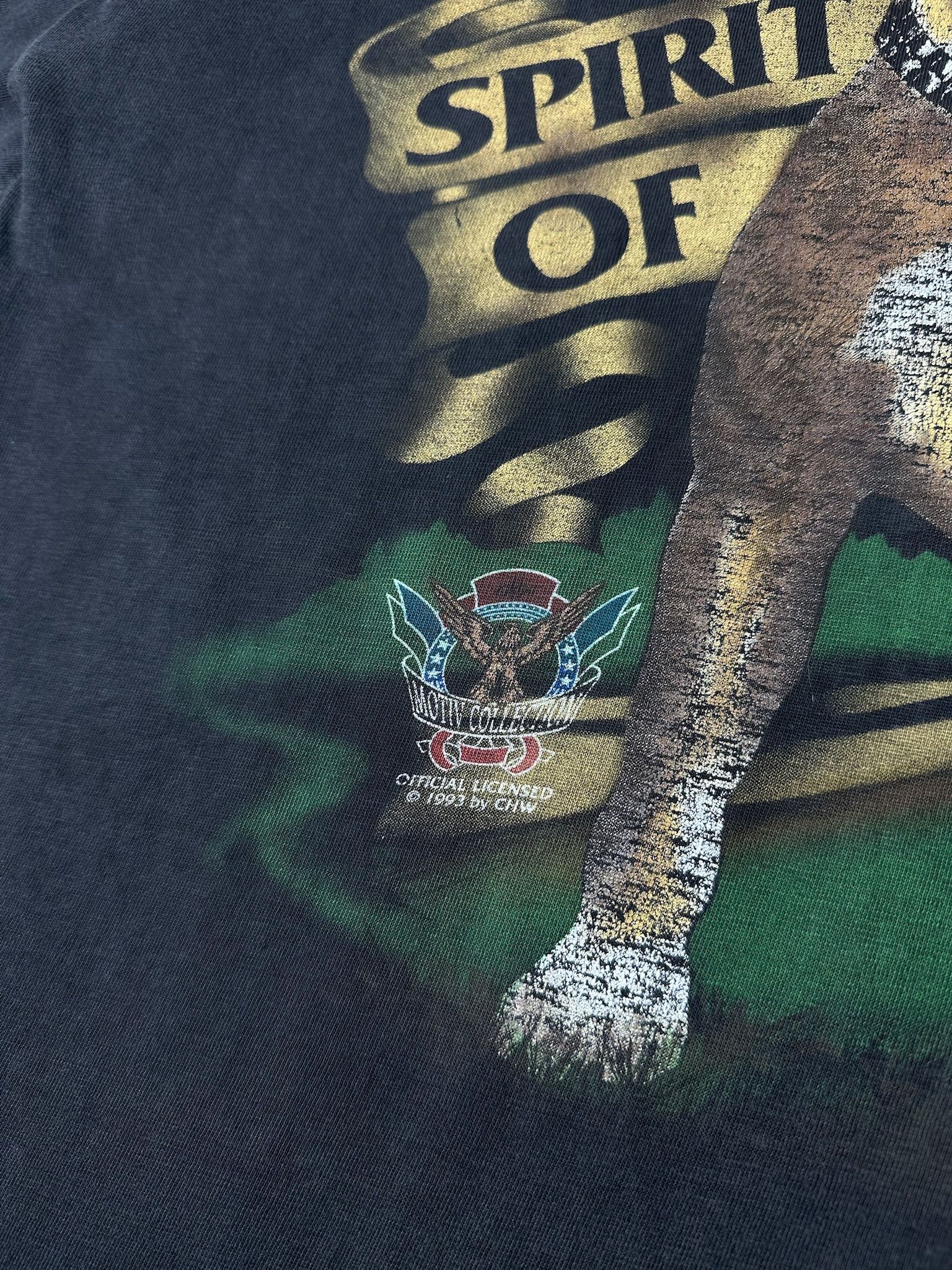 Vintage 90s Spirit of America Dog Graphic Vintage T-Shirt Size US XL / EU 56 / 4 - 3 Thumbnail