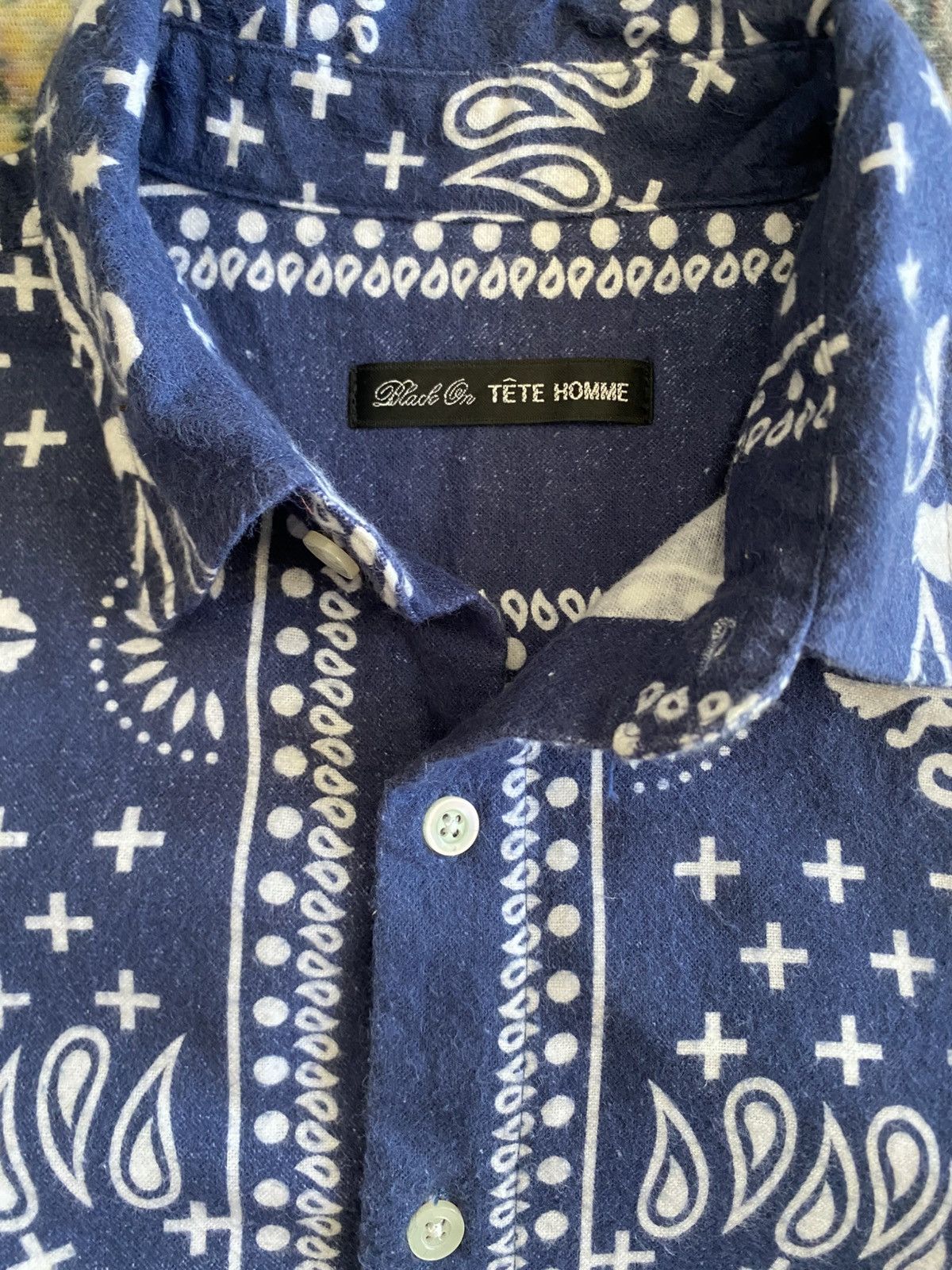 Tete Homme TETE HOMME PAISLEY PRINT SHIRT JAPAN Size US M / EU 48-50 / 2 - 4 Thumbnail