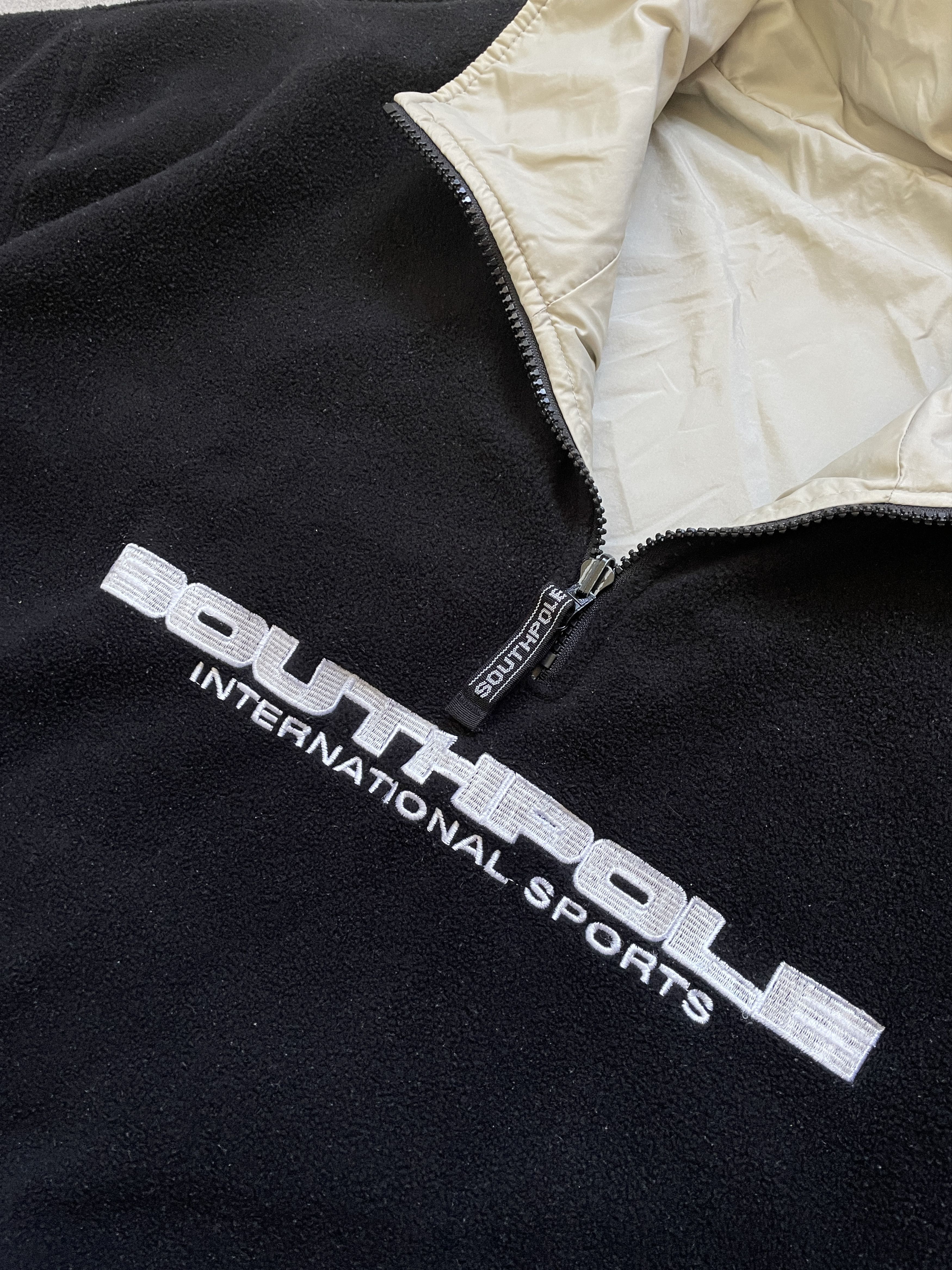 Southpole Y2K SOUTHPOLE REVERSIBLE FLEECE INSULATED QUARTER ZIP JACKET Size US XL / EU 56 / 4 - 4 Thumbnail