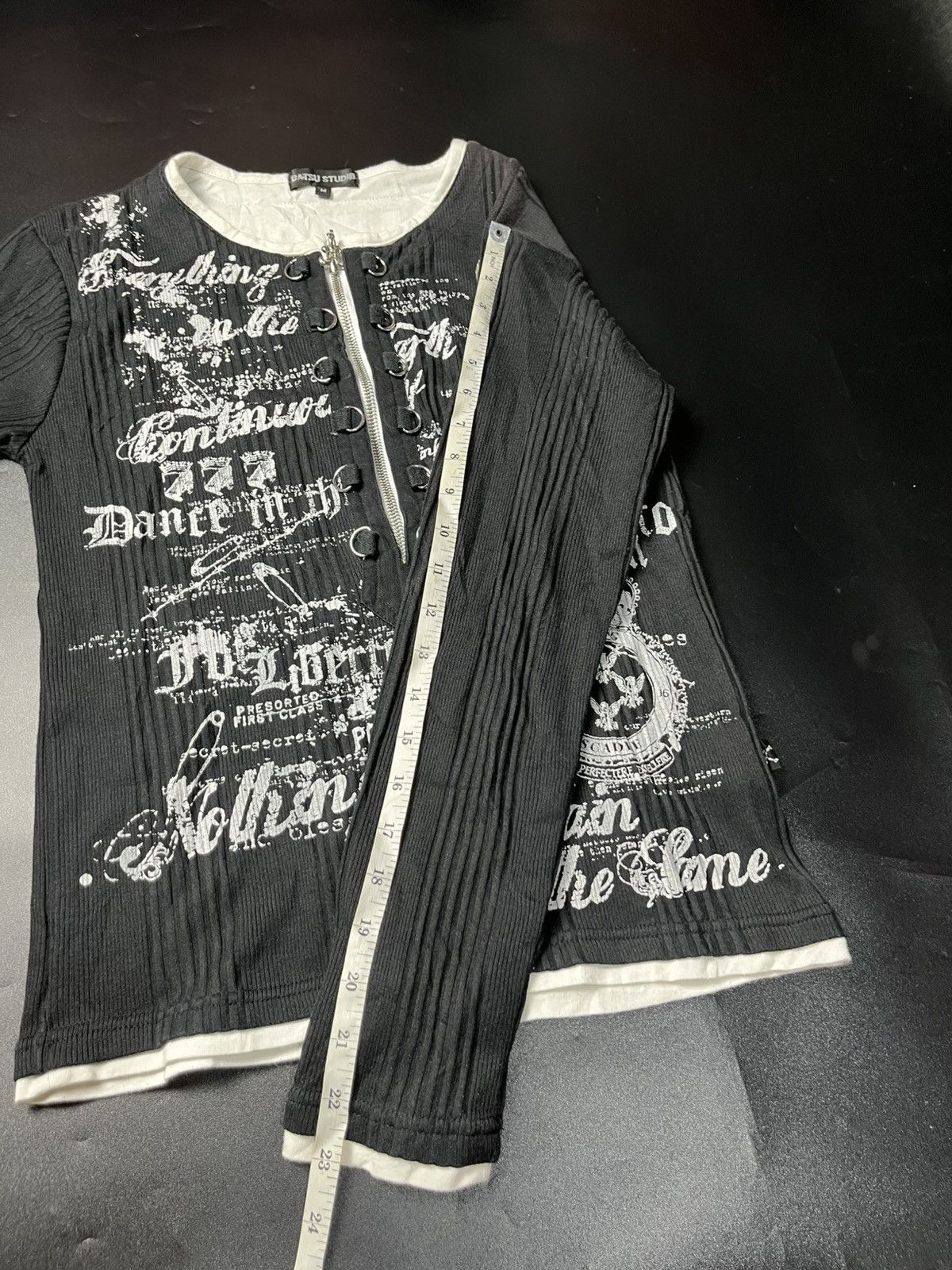 If Six Was Nine × Japanese Brand × Le Grande Bleu (L.G.B.) Japanese Batsu Studio Poem Style Gimmick Zip Size US M / EU 48-50 / 2 - 11 Thumbnail