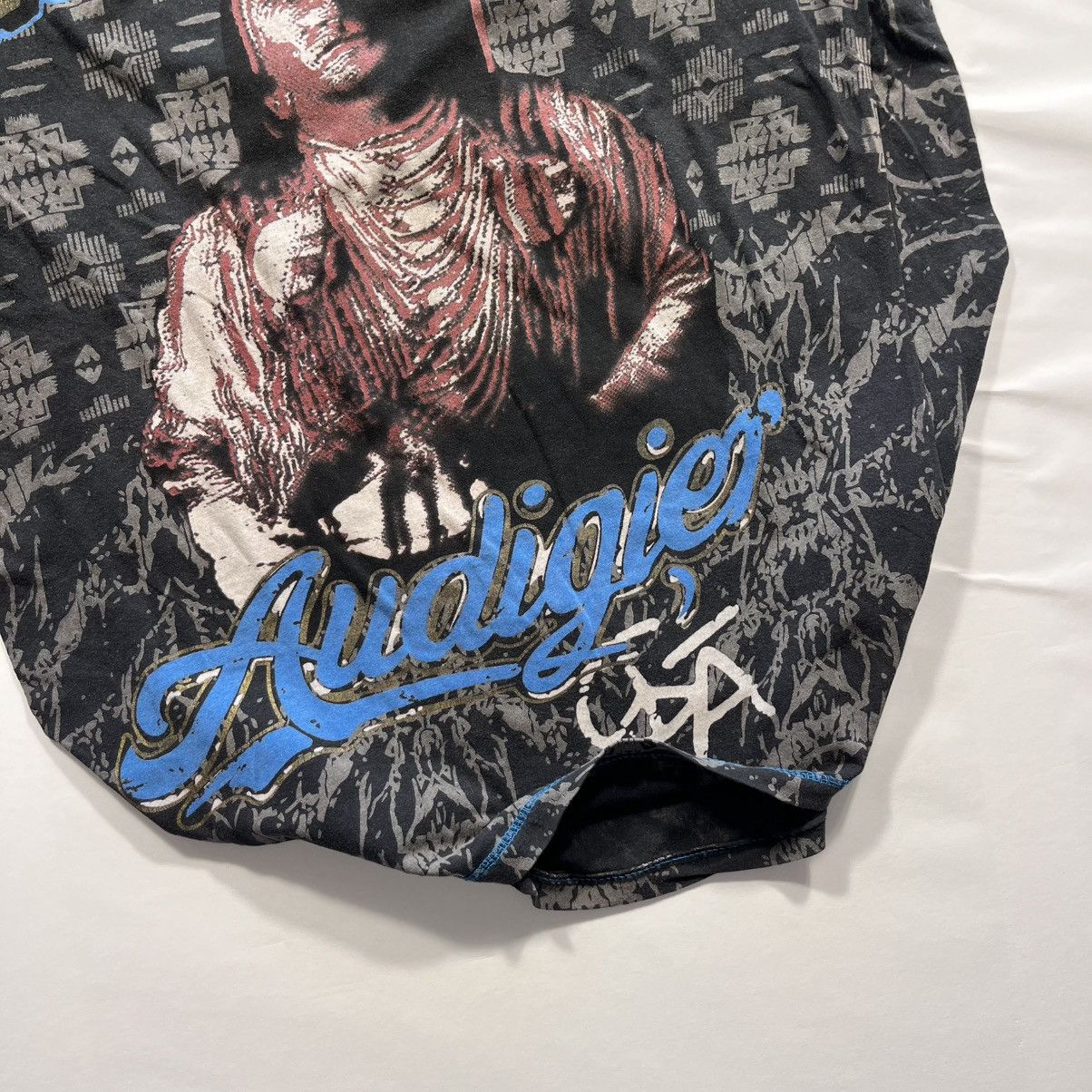 Ed Hardy Vintage y2k ED HARDY audigier big logo gangsta og tee tshirt Size US XL / EU 56 / 4 - 4 Thumbnail