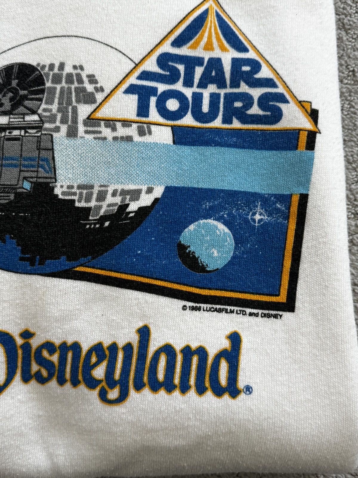 Disney × Star Wars × Vintage RARE Vintage 1986 Star Tours Crewneck Size US XL / EU 56 / 4 - 6 Thumbnail