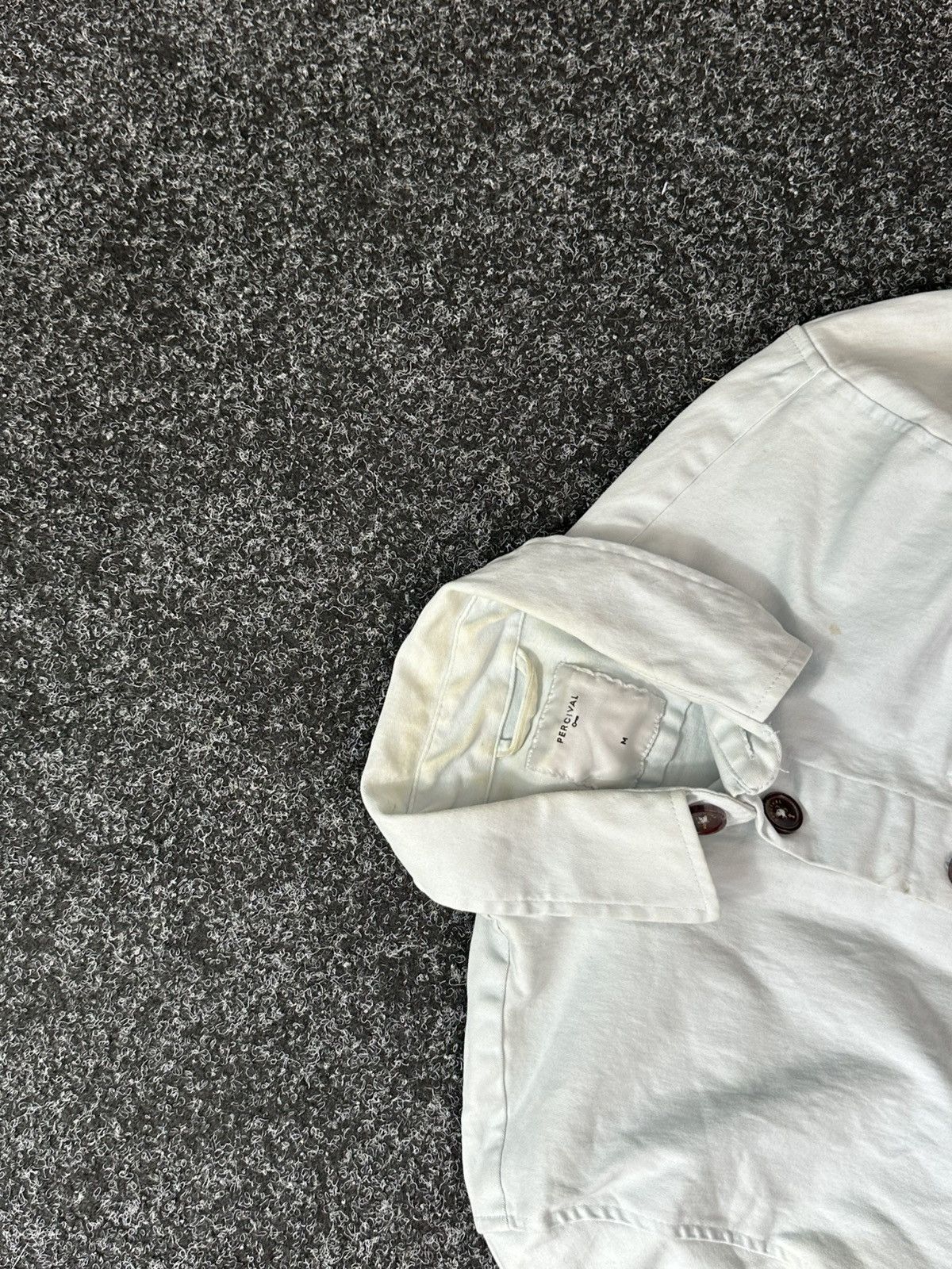 Percival 🚨Percival Wellington Over Shirt rare luxury jacket light blu Size US M / EU 48-50 / 2 - 4 Thumbnail