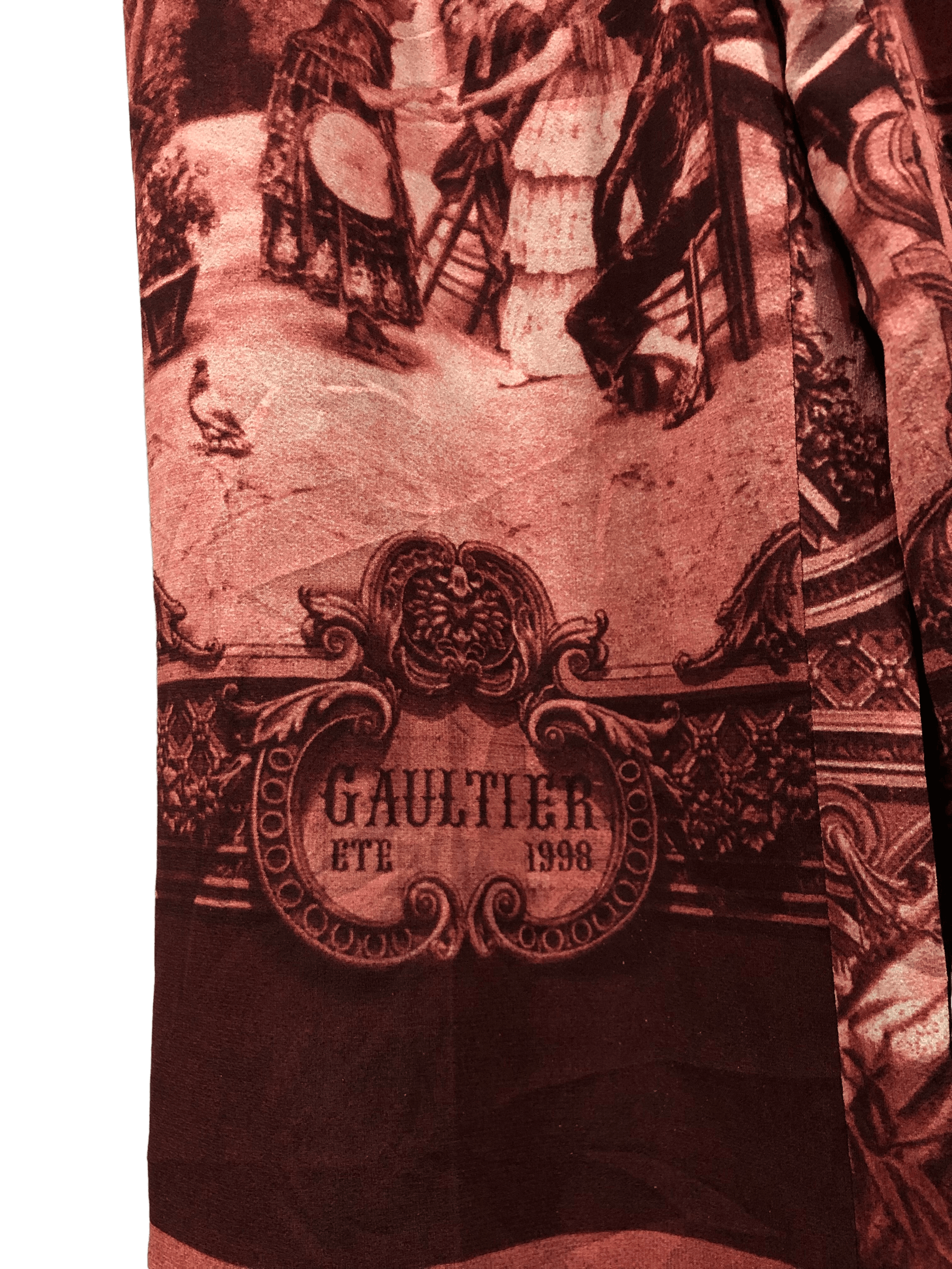 Jean Paul Gaultier Vintage Jean Paul Gaultier SS 1998 Frida Kahlo Printed Pants Size 25" / US 0 / IT 36 - 7 Thumbnail