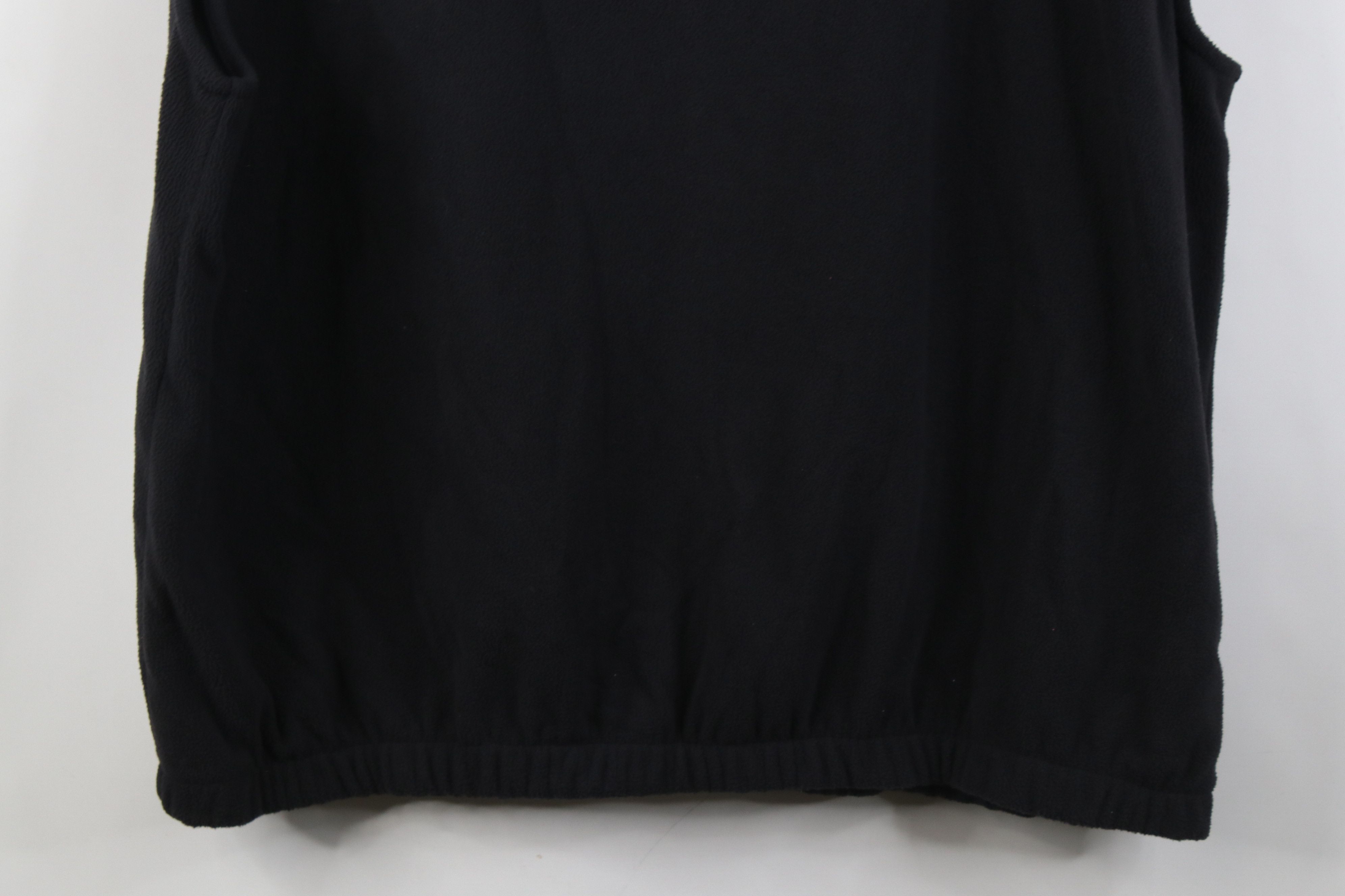 Woolrich Woolen Mills Vintage 90s Woolrich Blank Fleece V-Neck Sweater Vest Black Size US L / EU 52-54 / 3 - 14 Thumbnail
