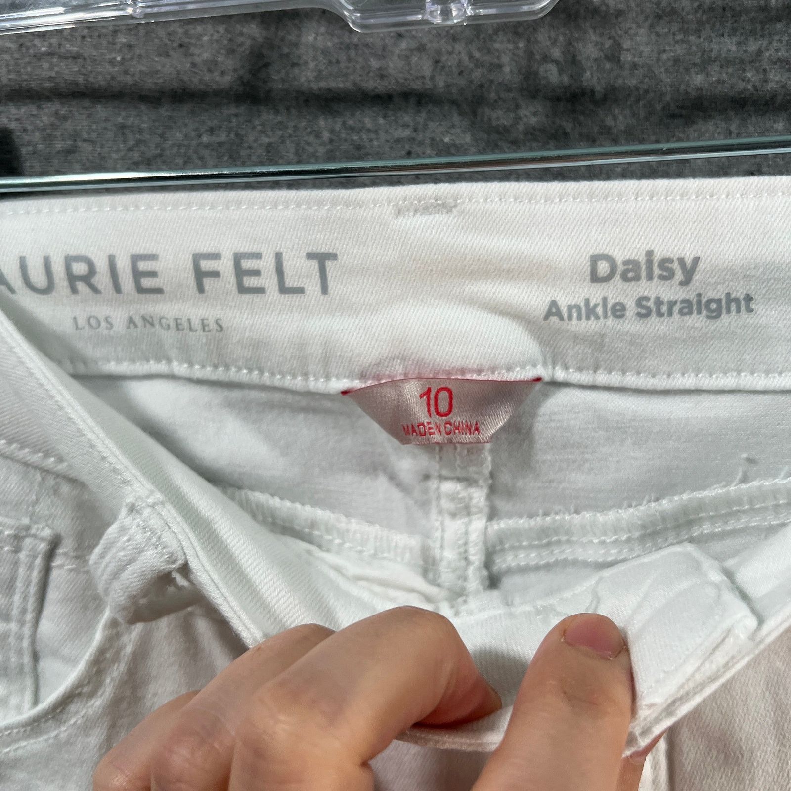 Other Laurie Felt Regular Daisy Floral Embroidered Ankle Jeans Size 32" / US 10 / IT 46 - 3 Thumbnail