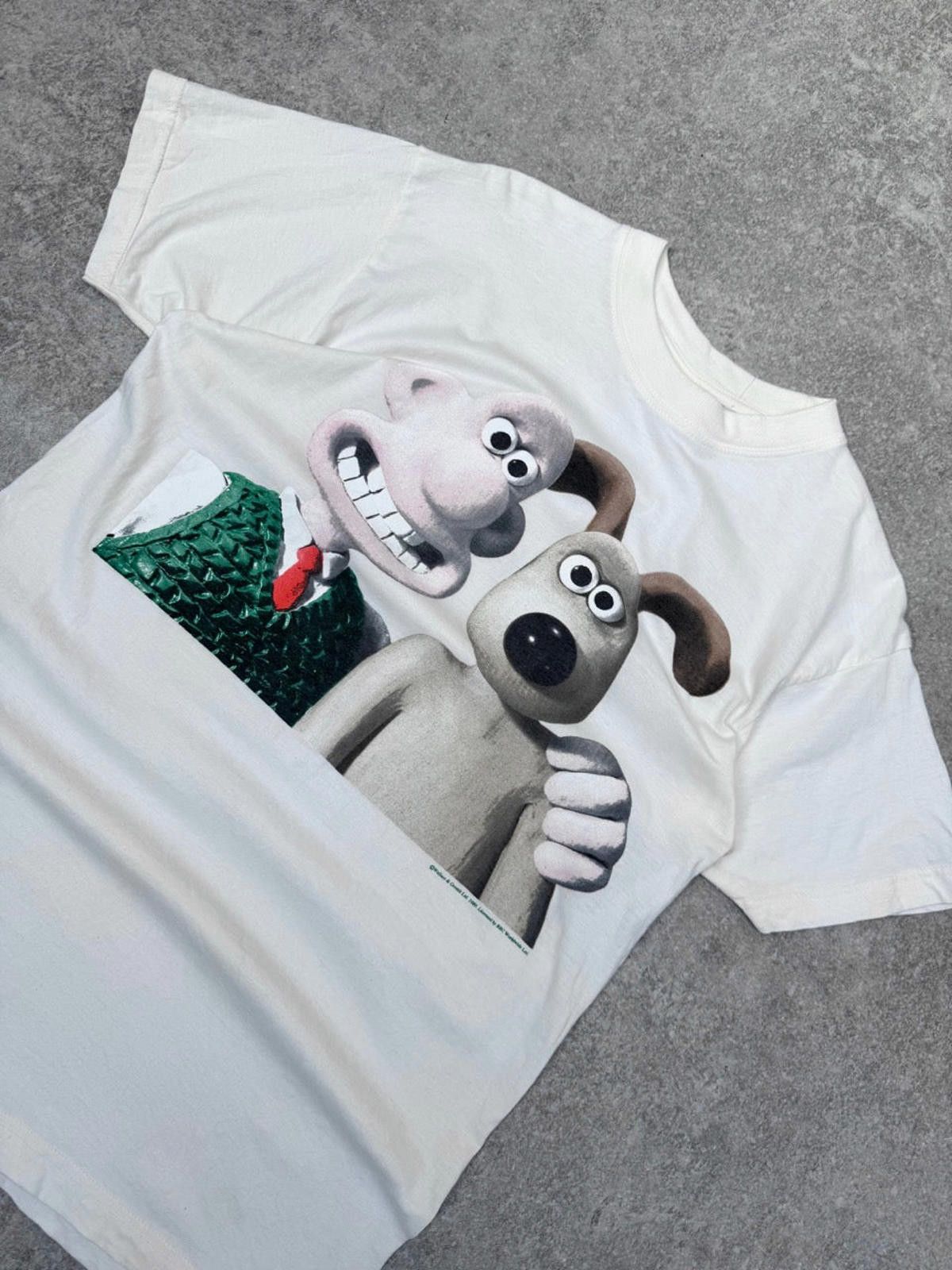 Designer 1989 Wallace and Gromit Graphic Tee Size ONE SIZE - 2 Thumbnail