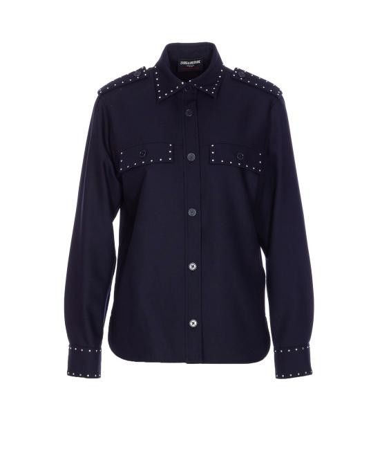 Zadig & Voltaire ZADIG & VOLTAIRE Women Shirts WWSH02252 404 Blue Size S / US 4 / IT 40 - 1 Thumbnail