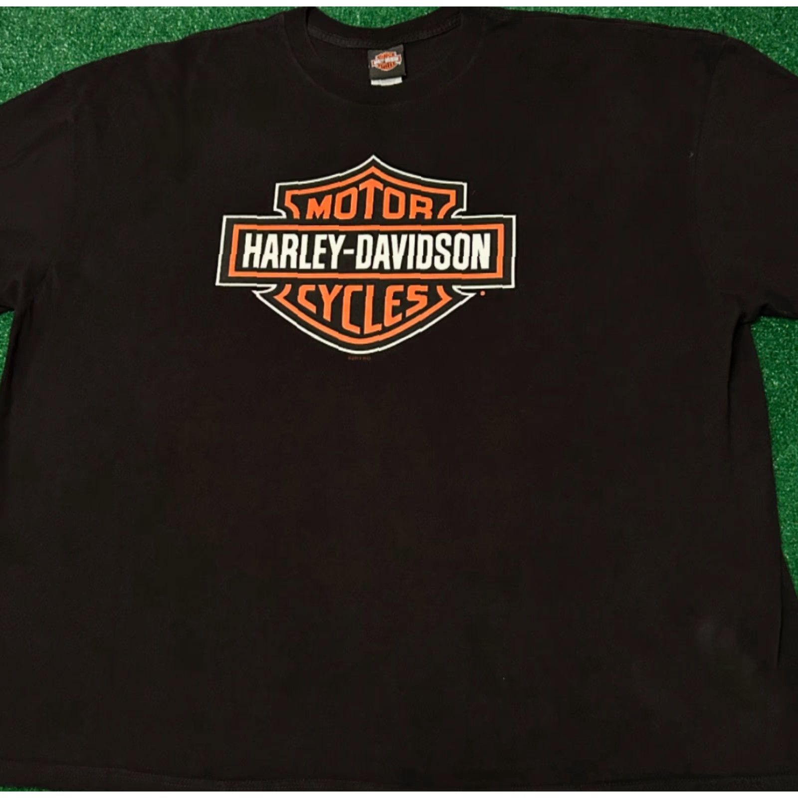 Harley Davidson VINTAGE Harley-Davidson Logo Y2K Biker 2012 VTG T-Shirt Mens 4XL Black 90s Grunge Germany Mens Size US XXL / EU 58 / 5 - 4 Thumbnail