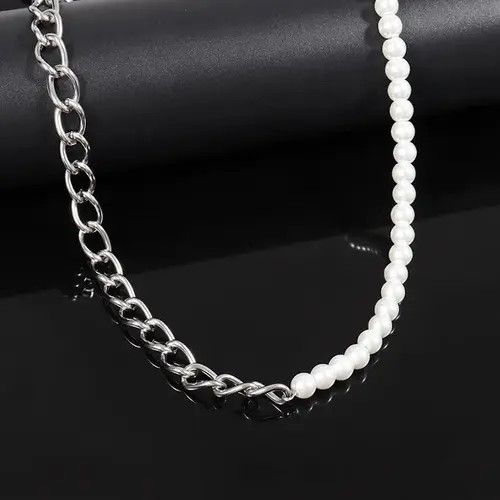 Other Imitation Pearl Chain Men Necklace Size ONE SIZE - 3 Thumbnail