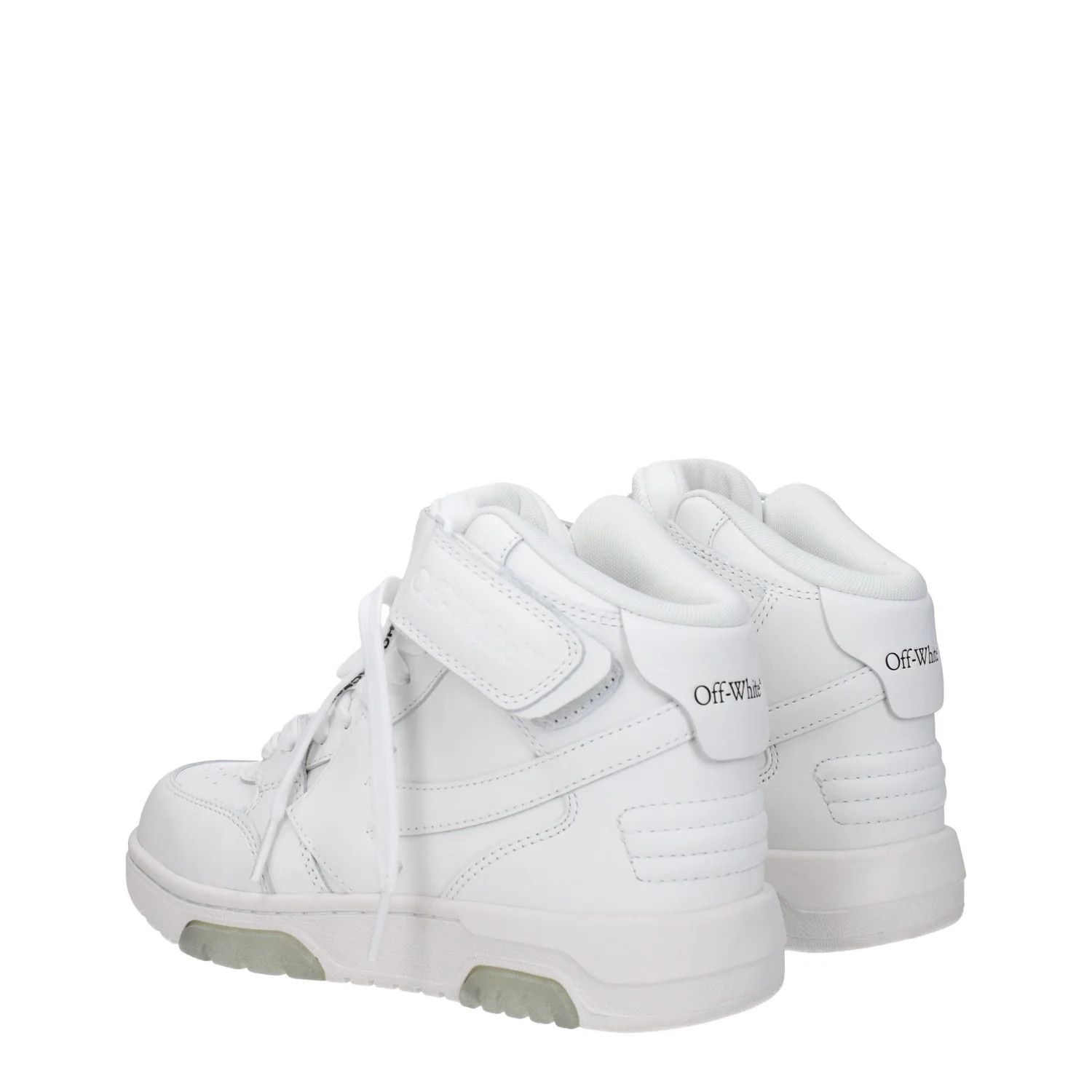 Off-White ob1o1e1124 Leather Sneakers in White Size US 5 / IT 35 - 4 Thumbnail