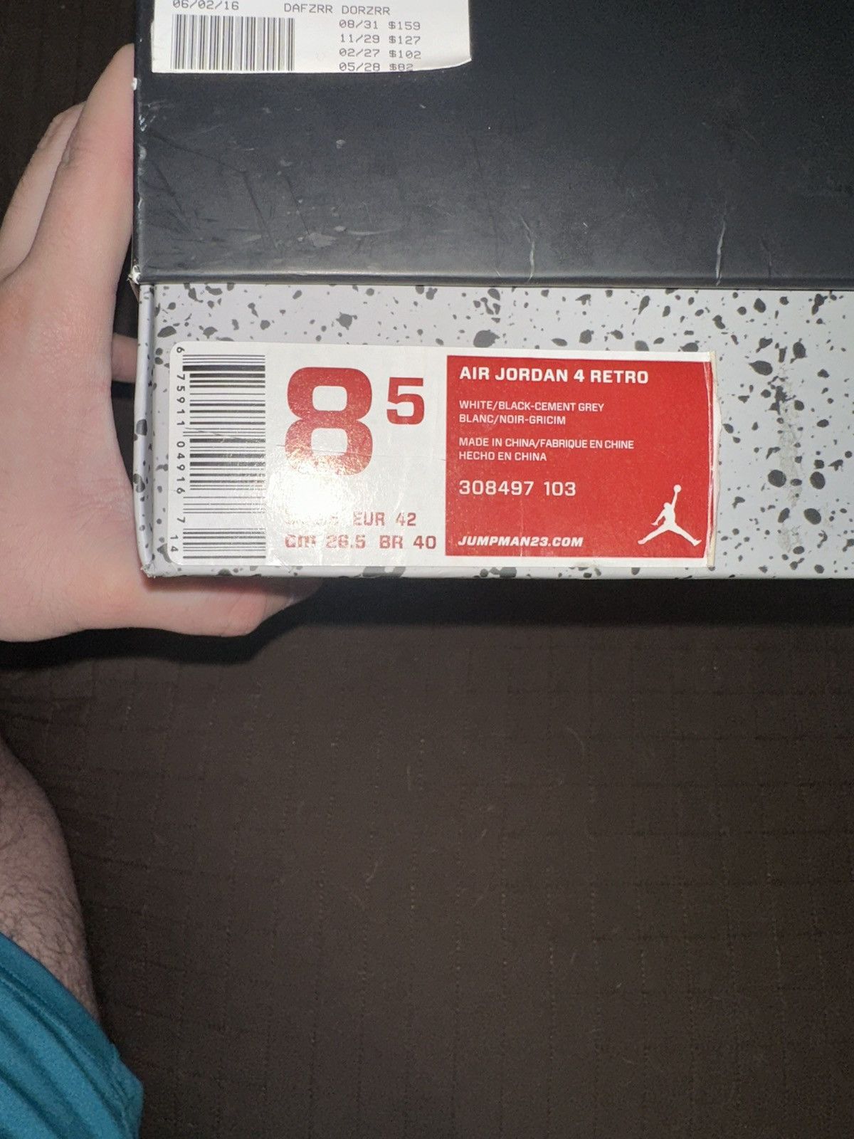 Jordan Brand × Nike Nike air Jordan white cement 2012 Size US 8.5 / EU 41-42 - 8 Thumbnail