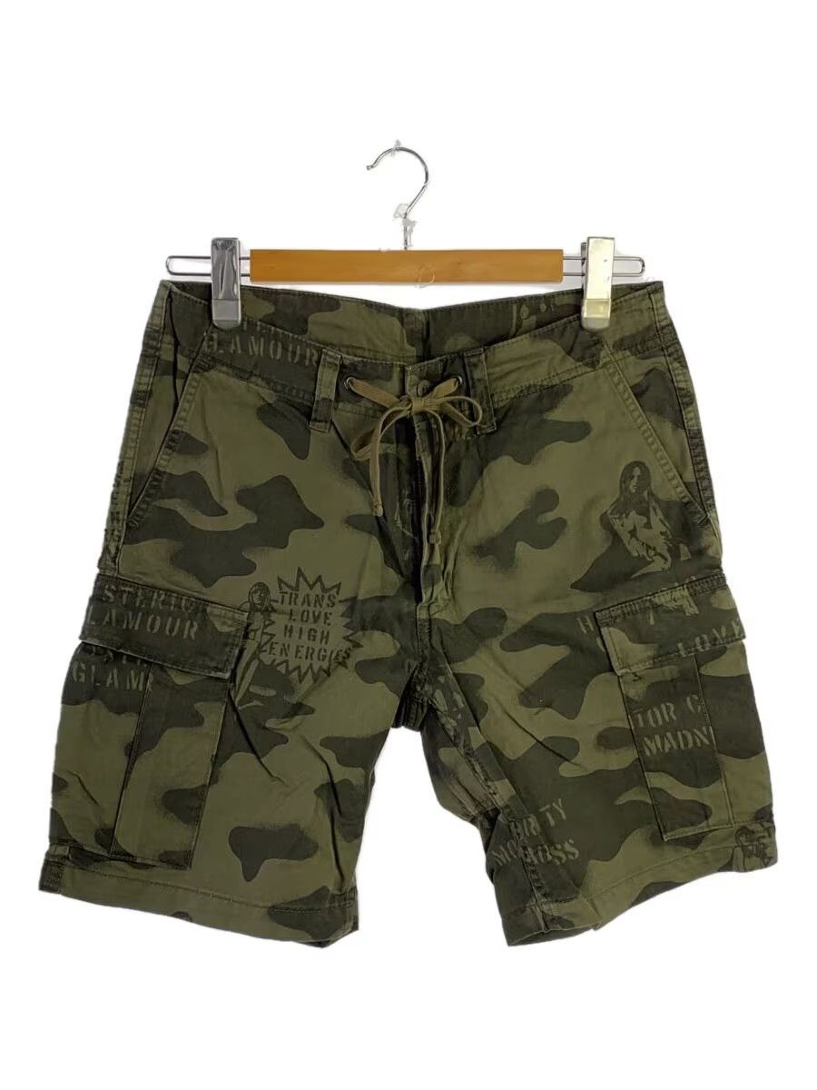Hysteric Glamour Hysteric Woman Logo Camo Cargo Shorts Size US 31 - 1 Thumbnail