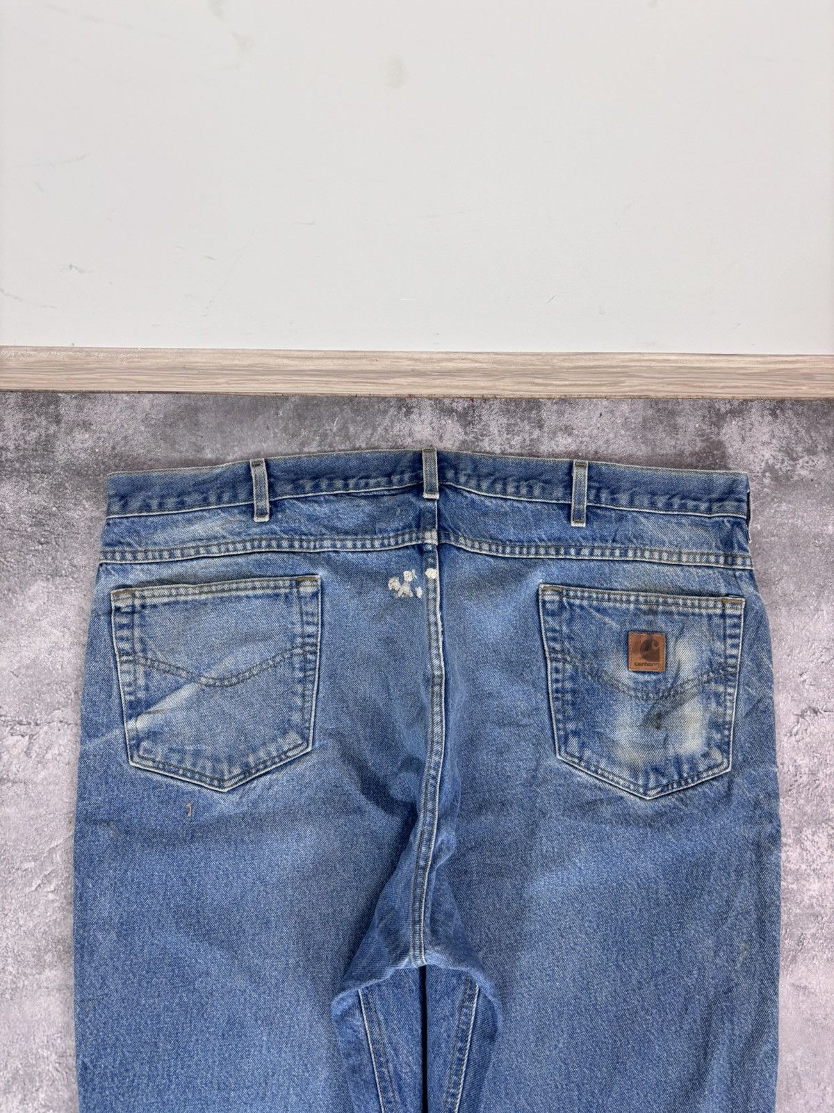 Carhartt Vintage Carhartt Men’s Denim Jeans Faded Light Blue Workwear Size US 44 / EU 60 - 9 Thumbnail