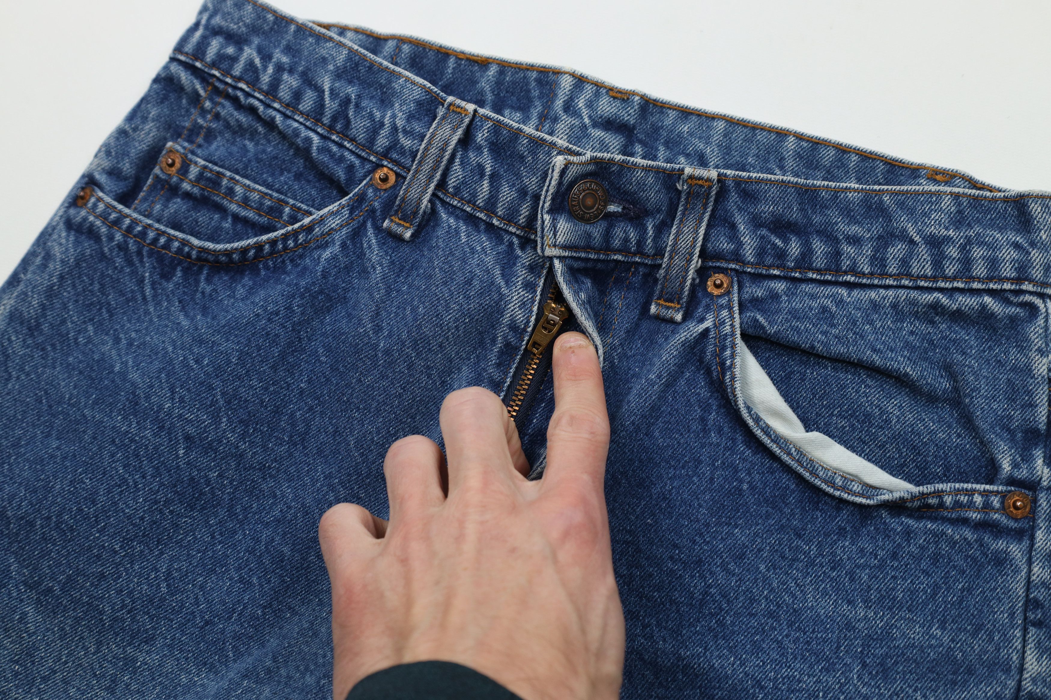 Levi's Vintage 80s Levis 509 Orange Tab Straight Leg Jeans USA Size US 30 / EU 46 - 8 Thumbnail