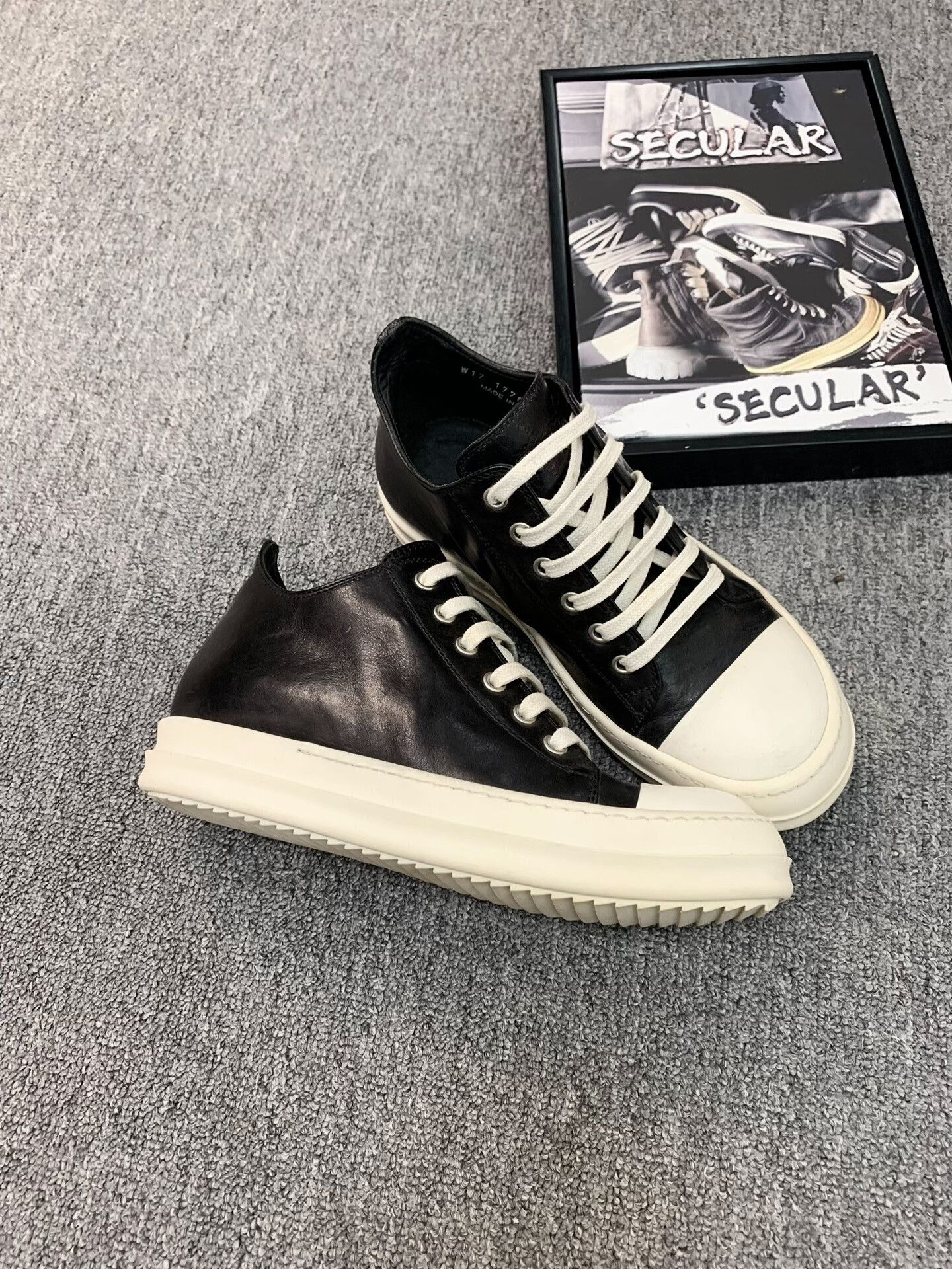Rick Owens rick owens low-top leather sneakers women Size US 6.5 / IT 36.5 - 1 Thumbnail