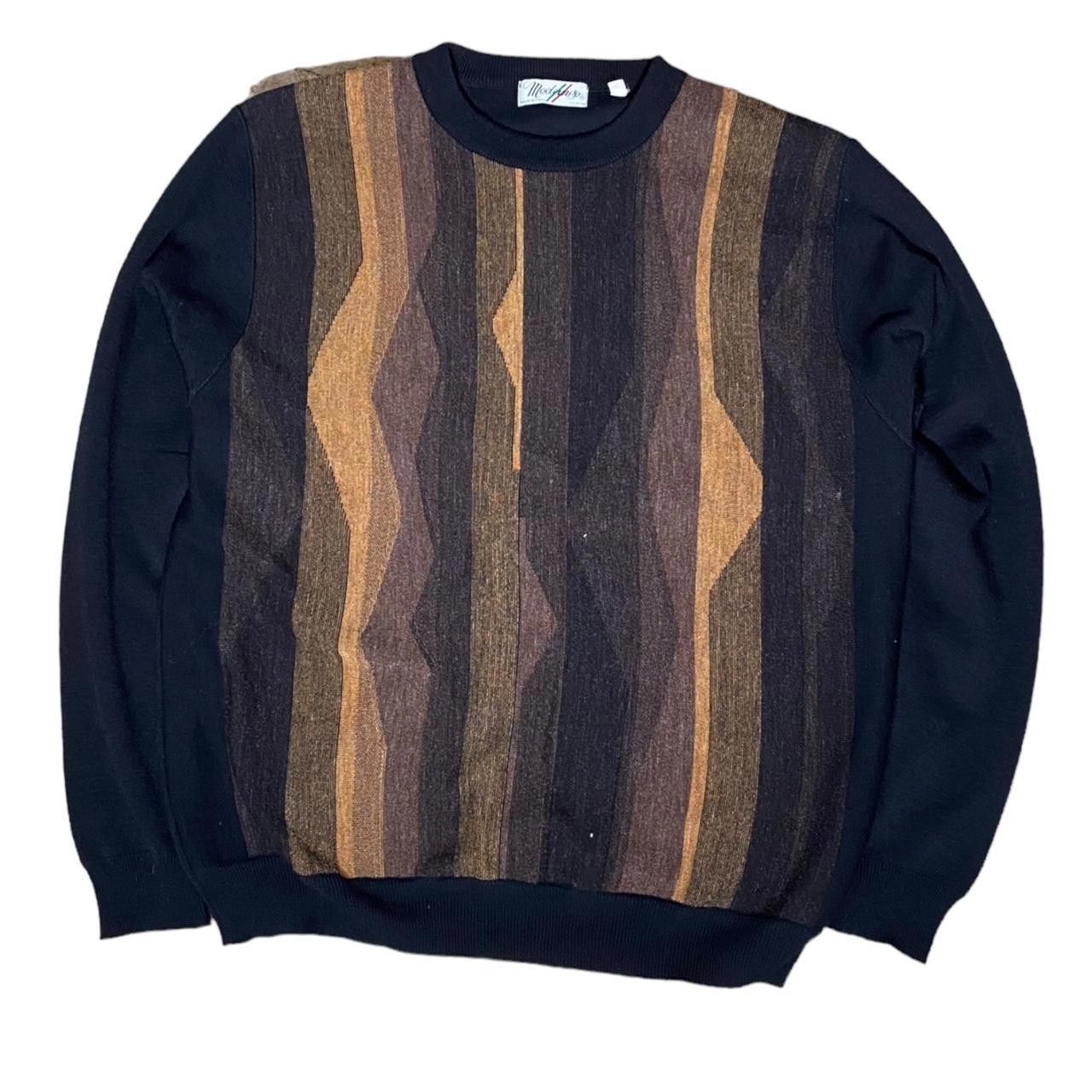 Other Vintage 90s Coogi Style Knit Sweater Size US L / EU 52-54 / 3 - 1 Thumbnail