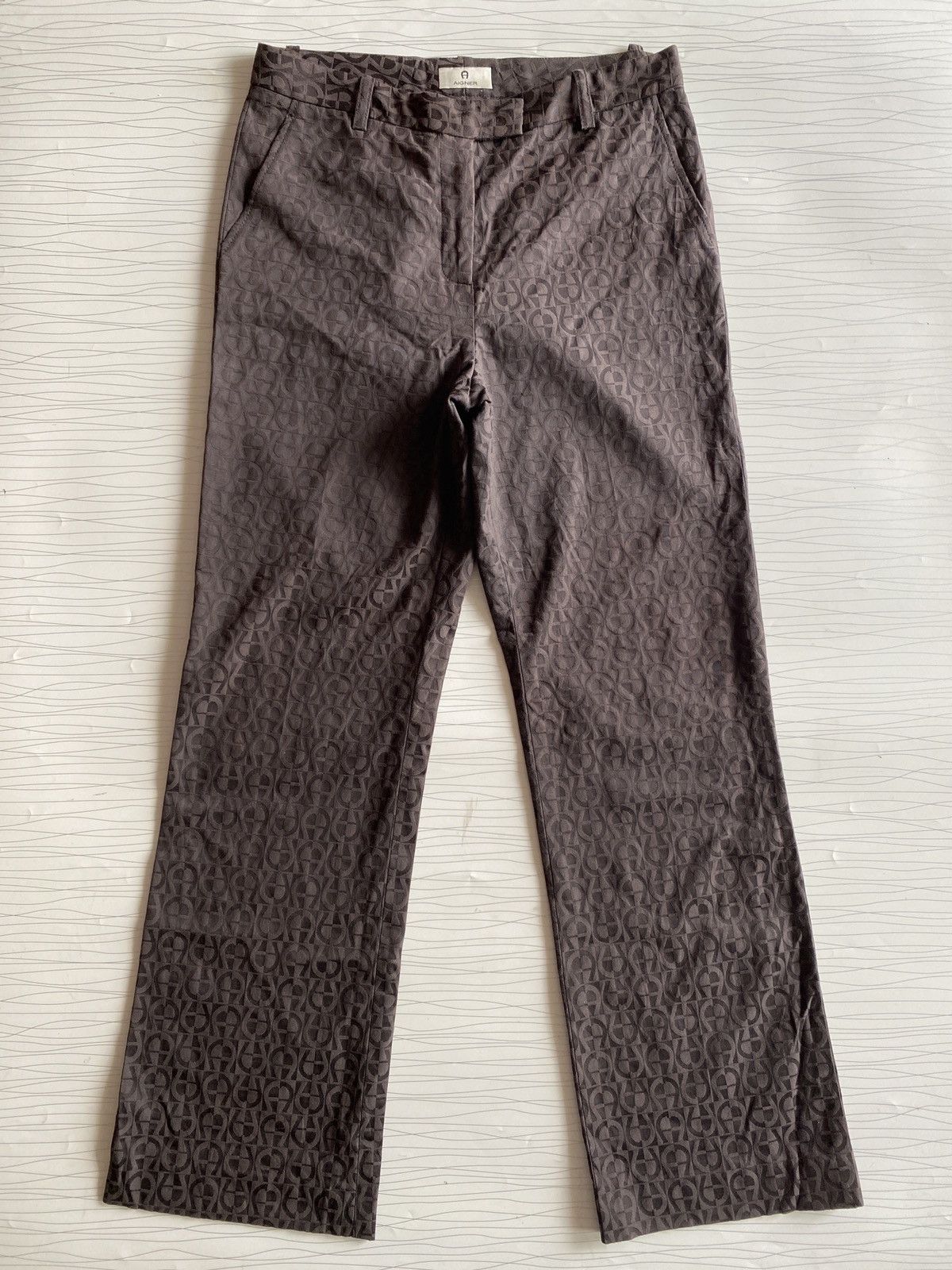 Aigner Aigner Monogram Hight Waist Pants Size US 29 - 2 Thumbnail