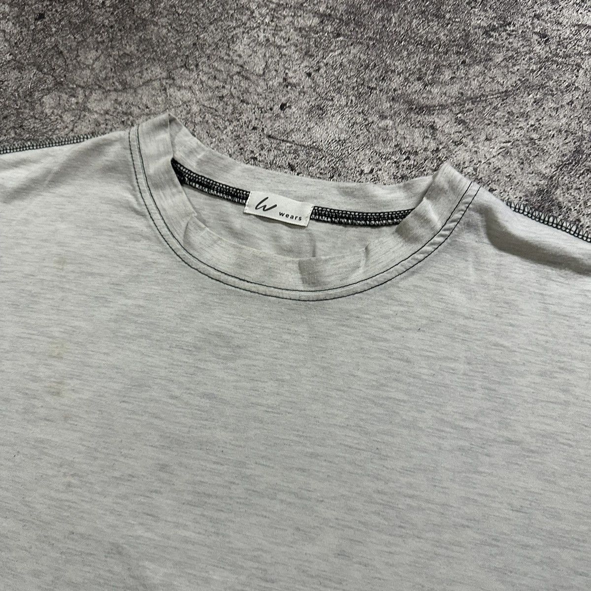 If Six Was Nine Inside Out Contrast Stitch Blank T-Shirt Balenciaga Style Size US L / EU 52-54 / 3 - 4 Thumbnail
