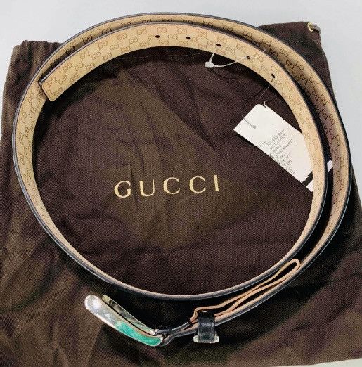 Gucci Gucci GG Guccified Black Leather Belt 100 40 NEW Size 40 - 12 Thumbnail