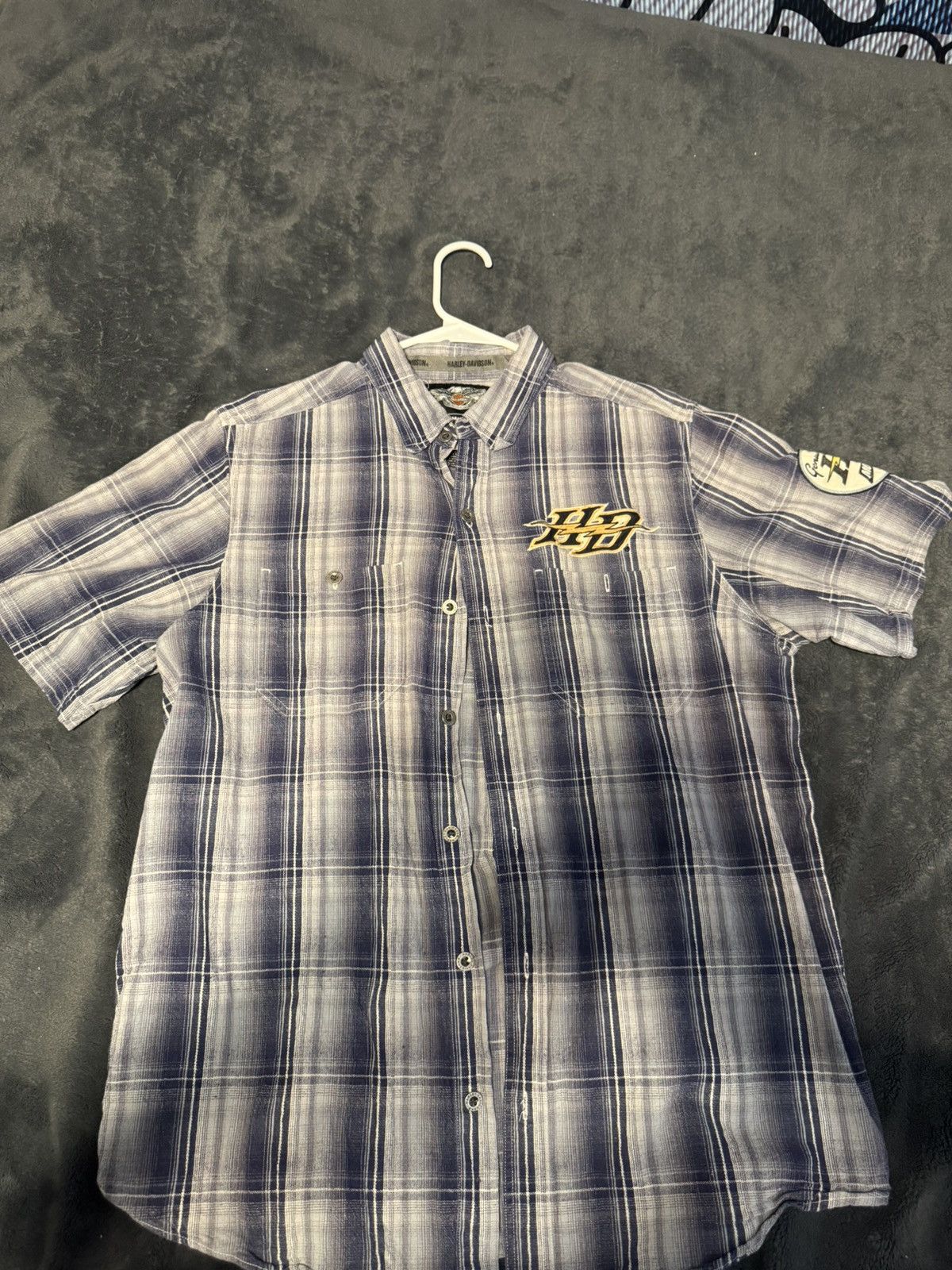 Harley Davidson Harley Davidson plaid button up shirt #bikerstyle Size US M / EU 48-50 / 2 - 1 Thumbnail