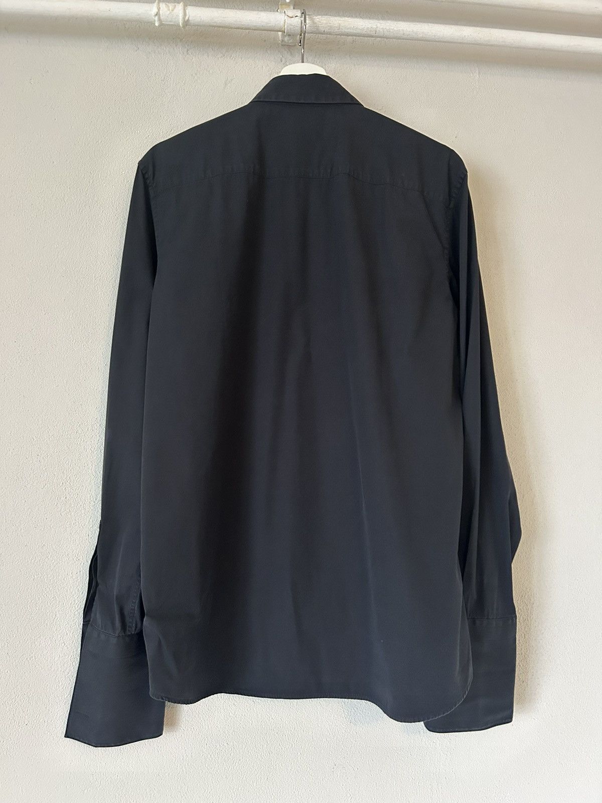 Givenchy Givenchy Black Embroidered Shirt with French Cuffs – Size 41 Size US L / EU 52-54 / 3 - 2 Thumbnail