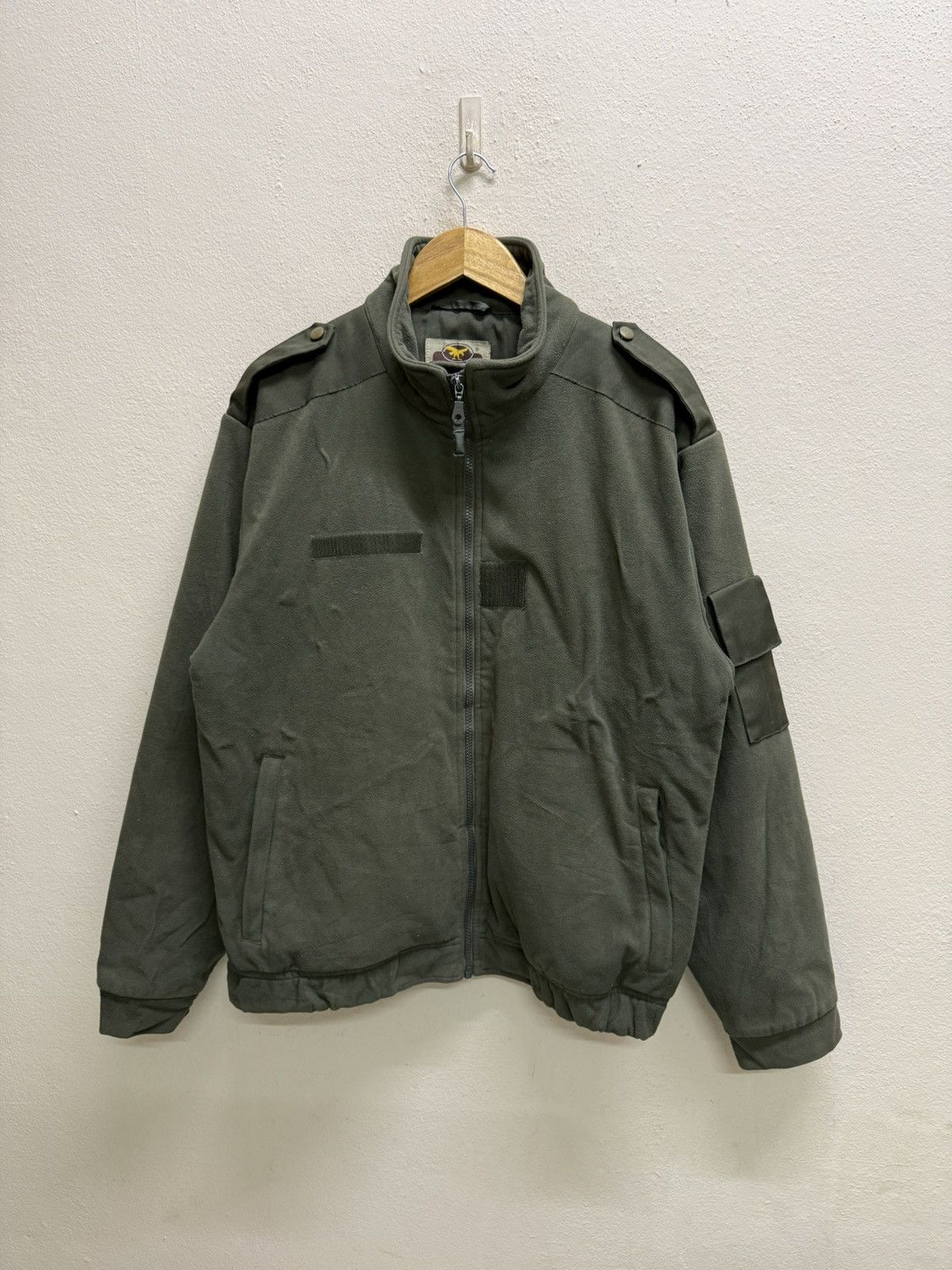 Japanese Brand DMB Product Olive Green Inspired Military Fleece Jacket Size US XL / EU 56 / 4 - 17 Thumbnail