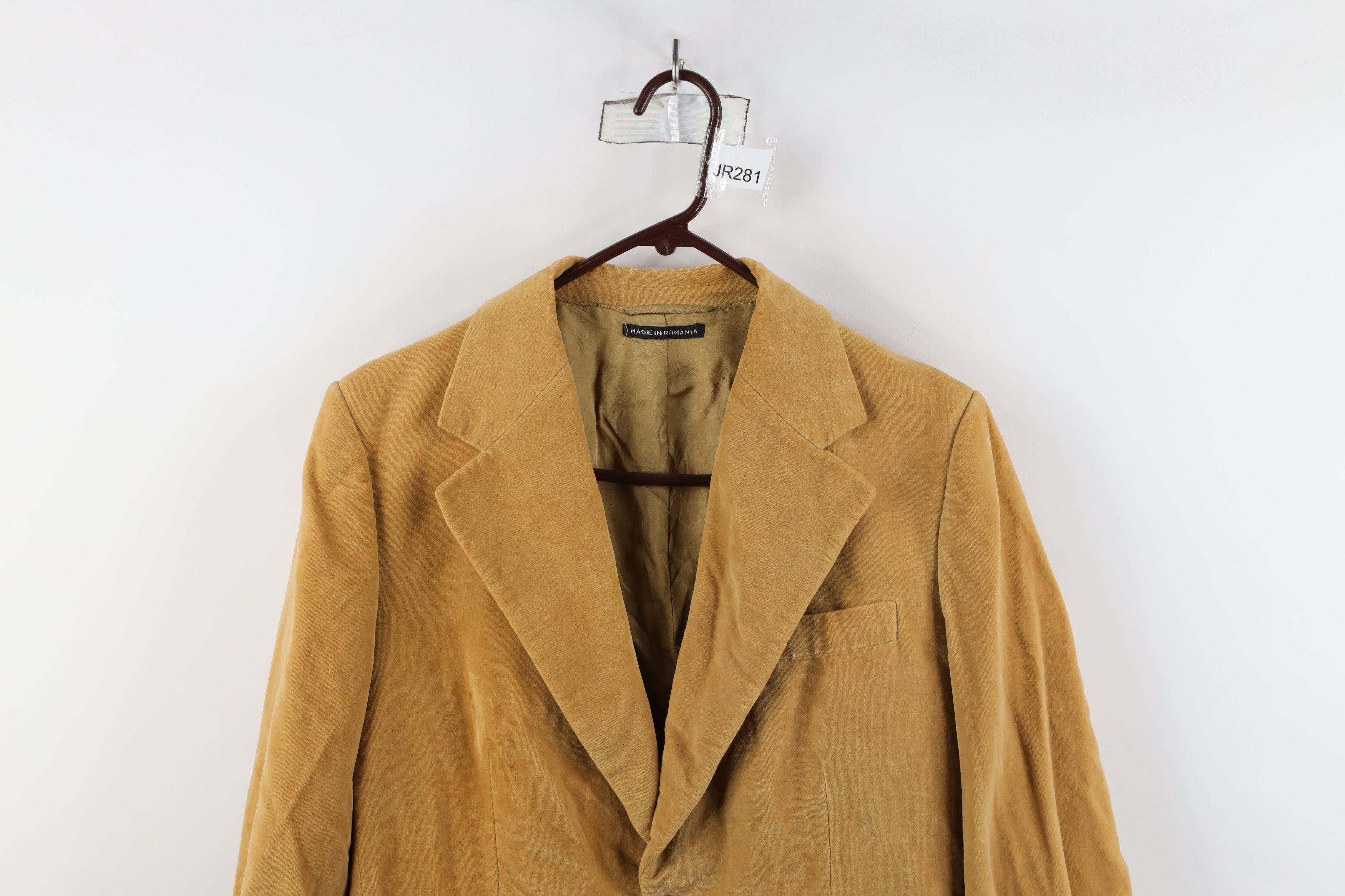 Vintage Vintage 60s 70s Streetwear Button Velour Suit Blazer Jacket Size US XL / EU 56 / 4 - 2 Thumbnail