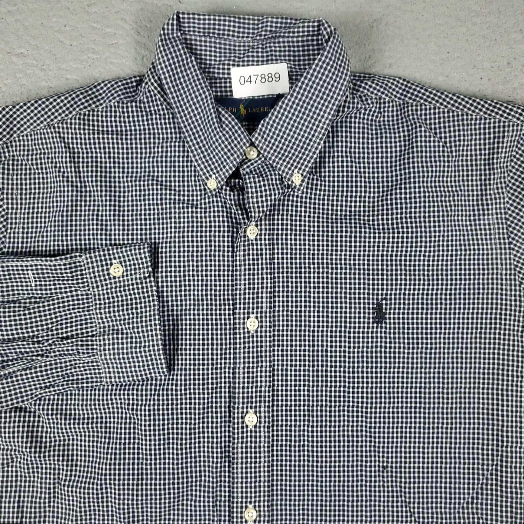 Ralph Lauren Ralph Lauren Shirt Mens XL Blue Check Pony Casual Button Up Long Sleeve - Button-Down Collar, Cotton, Classic Preppy Style Size US XL / EU 56 / 4 - 2 Thumbnail