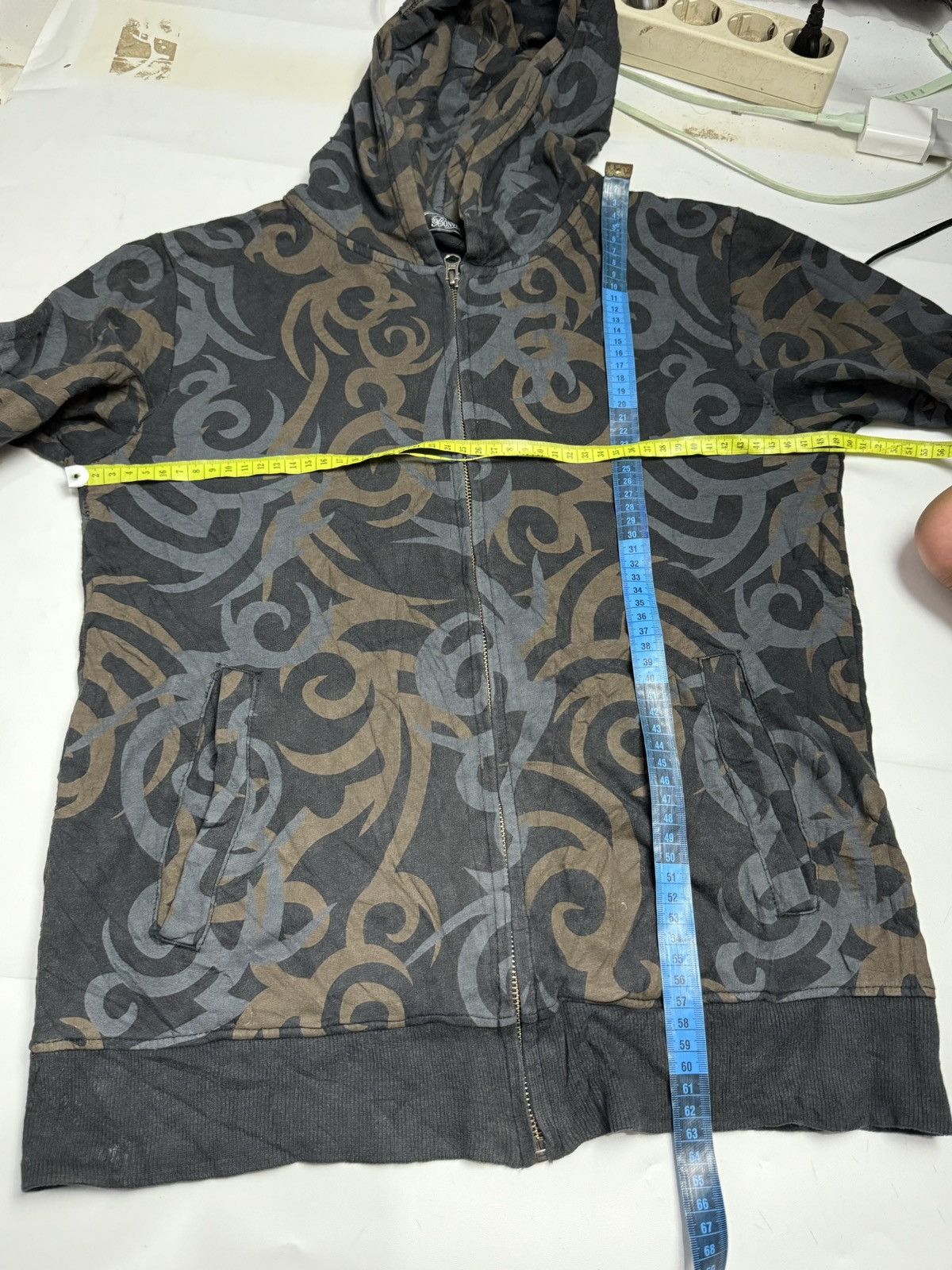 Le Grande Bleu (L.G.B.) Bonvet Crazy Tribal Hoodie Archive style Size US M / EU 48-50 / 2 - 7 Thumbnail