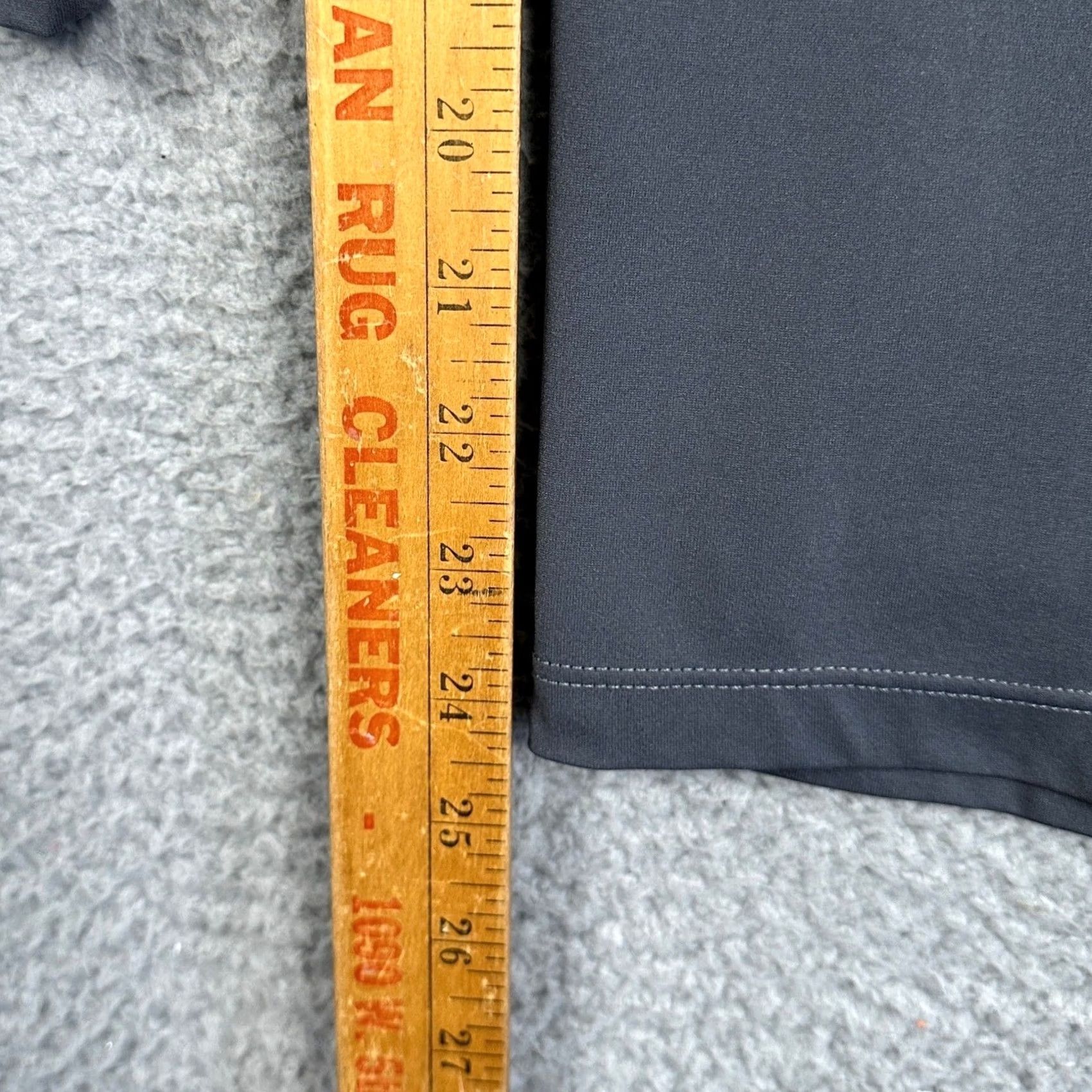 Vintage Under 5'10 Mens Performance Joggers Inseam 25 Gray Elastic Waist Drawstring Pockets Tapered Leg Gym & Travel Jogger Pants Casual Activewear Size US 30 / EU 46 - 6 Thumbnail