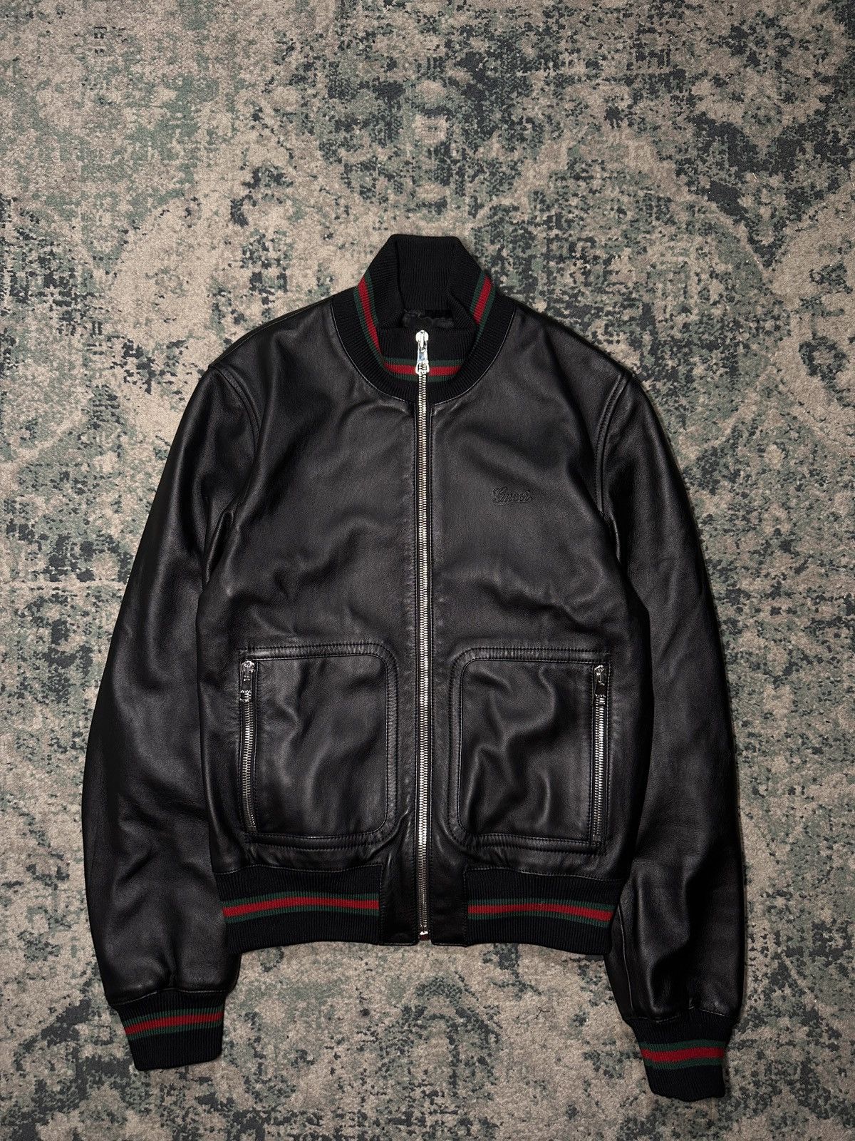 【Gucci】Tom Ford期 Jacket Size48 Gucci by Tom Ford SS2004 Patchwork Leather Jacket now live